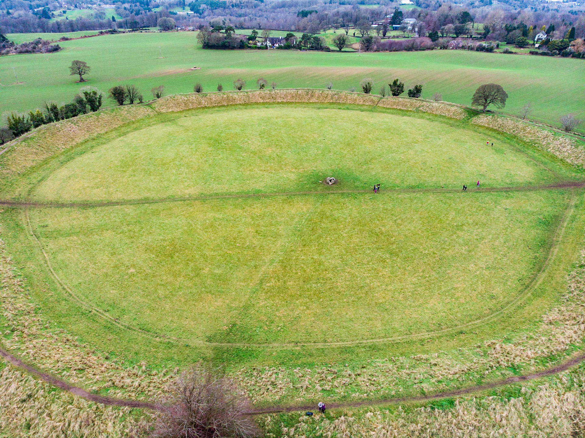 First flight out with my new drone over the Giants Ring