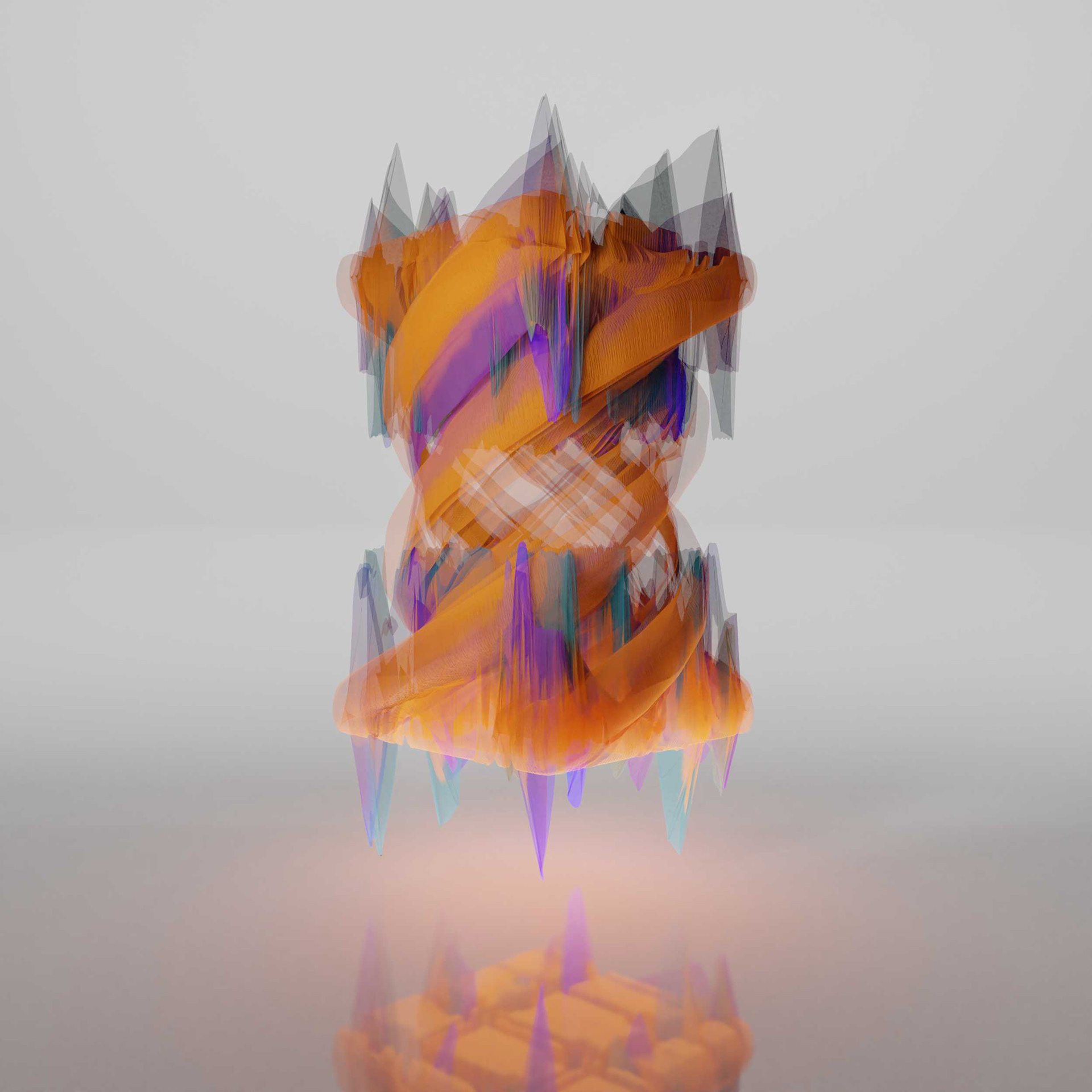 Inside out check: orange side view