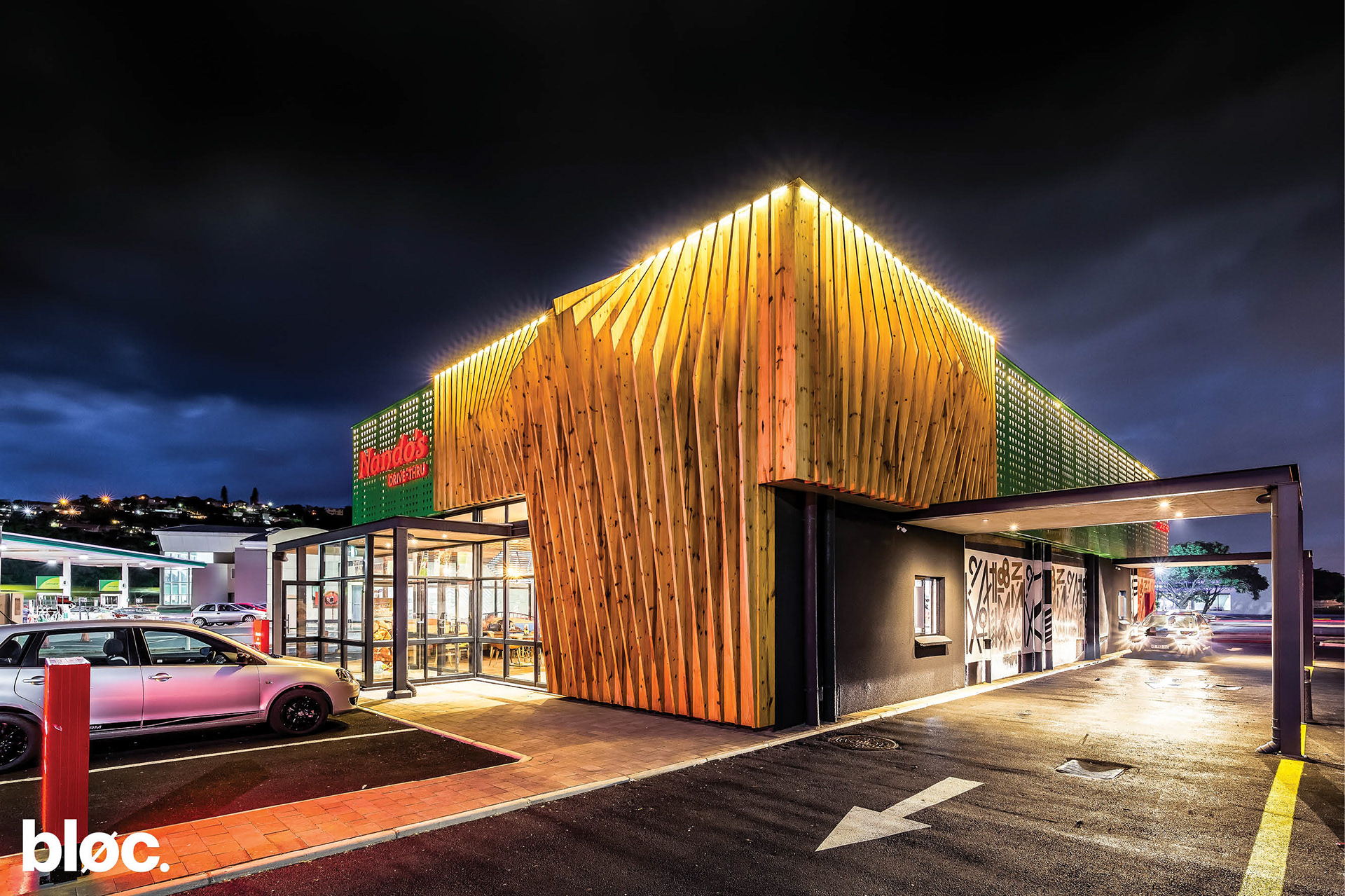 Contemporary African inspired drive through Nando's take away