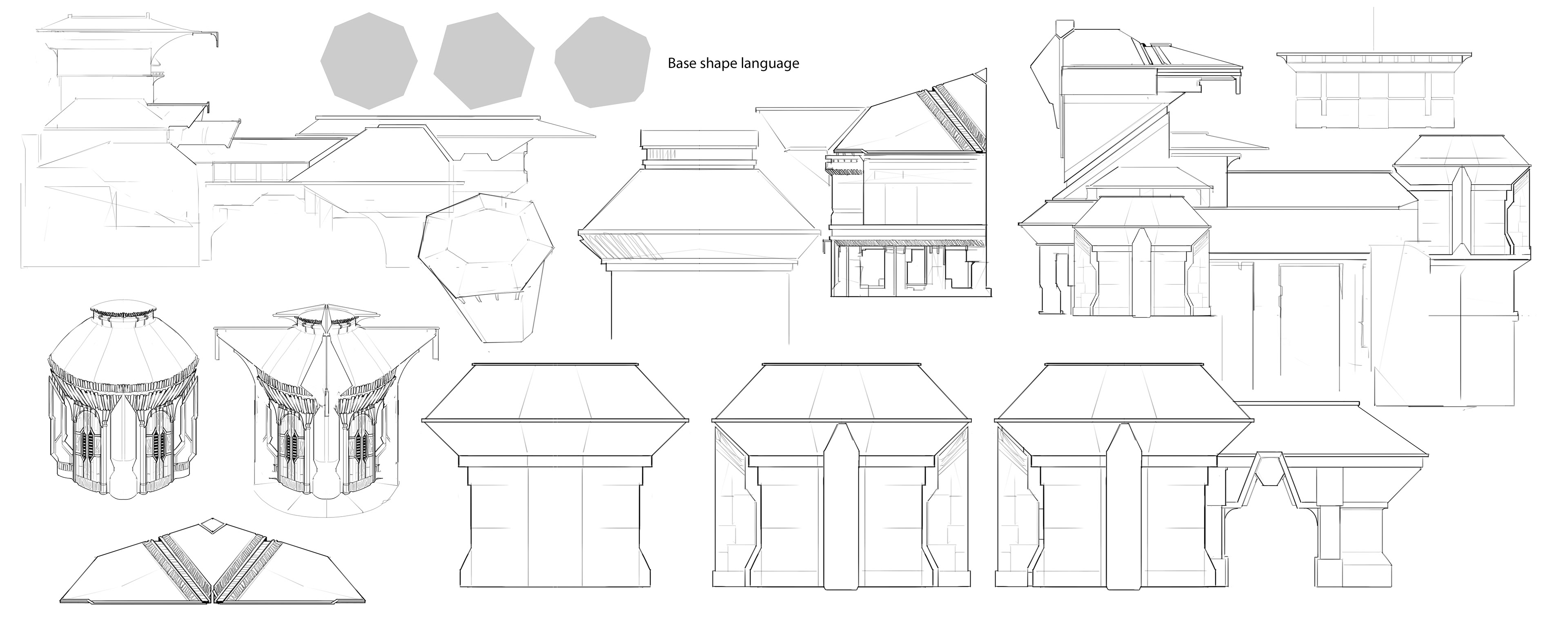 Architecture sketches