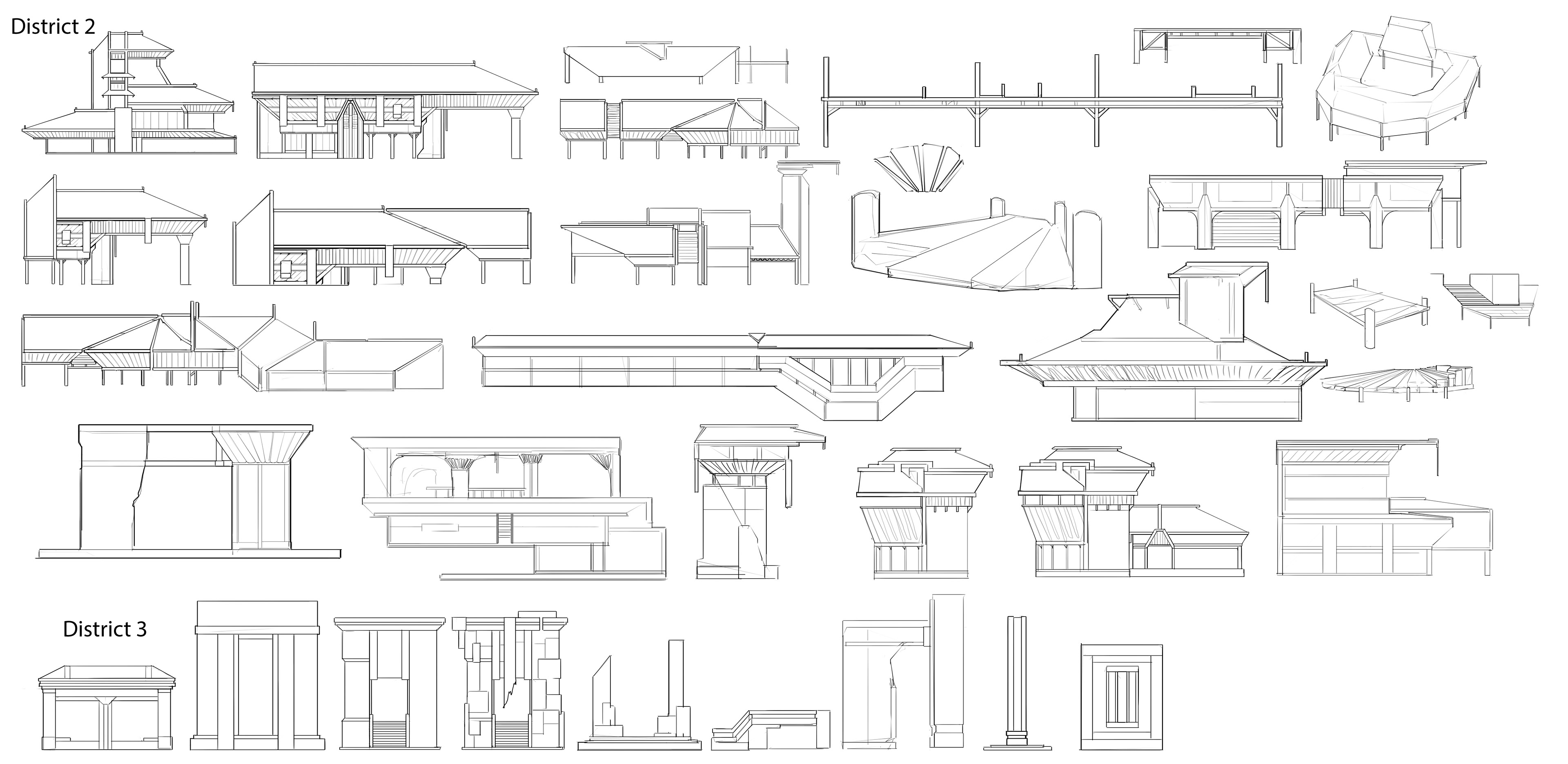 Architecture sketches 3