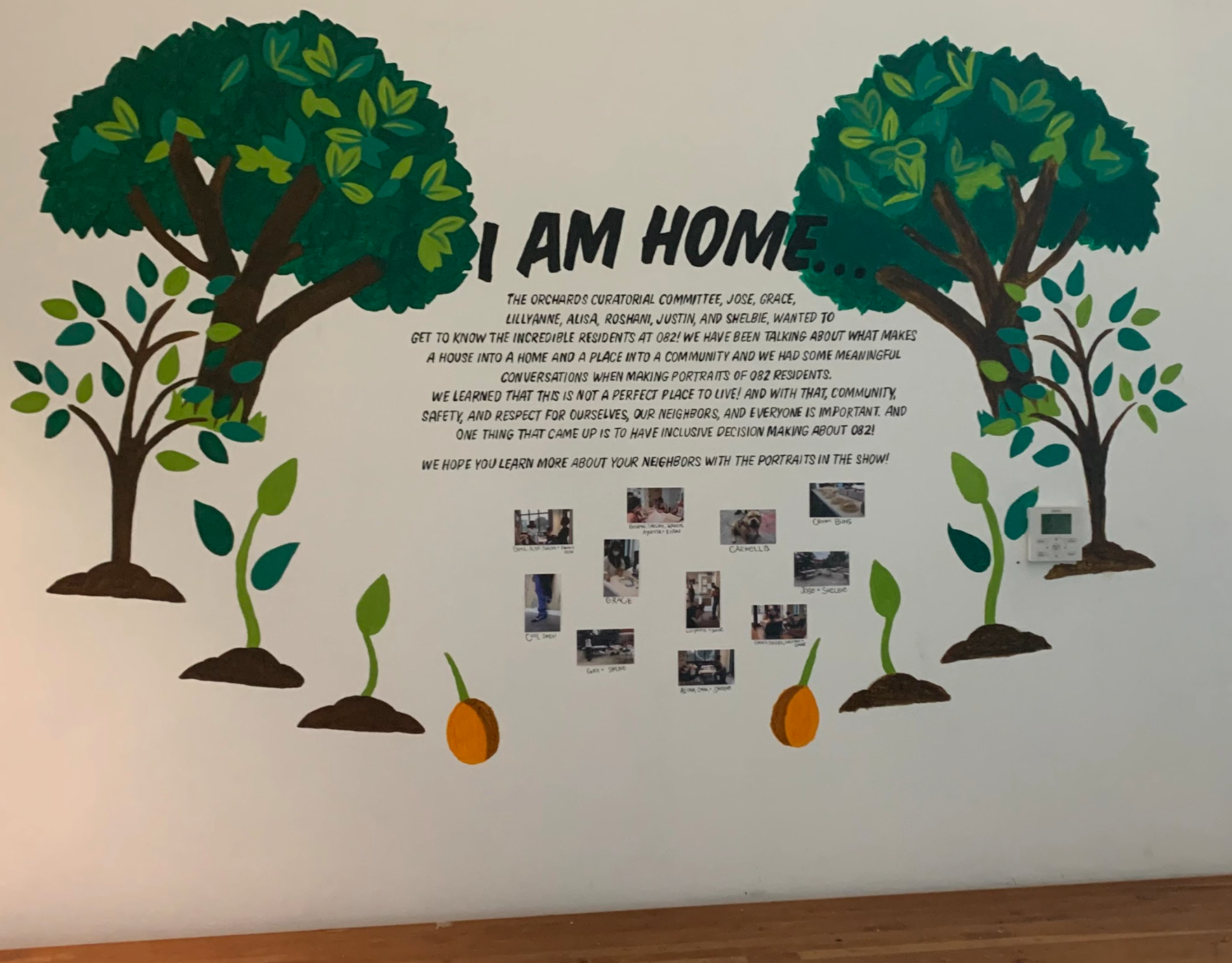 mural by Roshani, Grace, Shelbie, & Roe. photo by roshani.