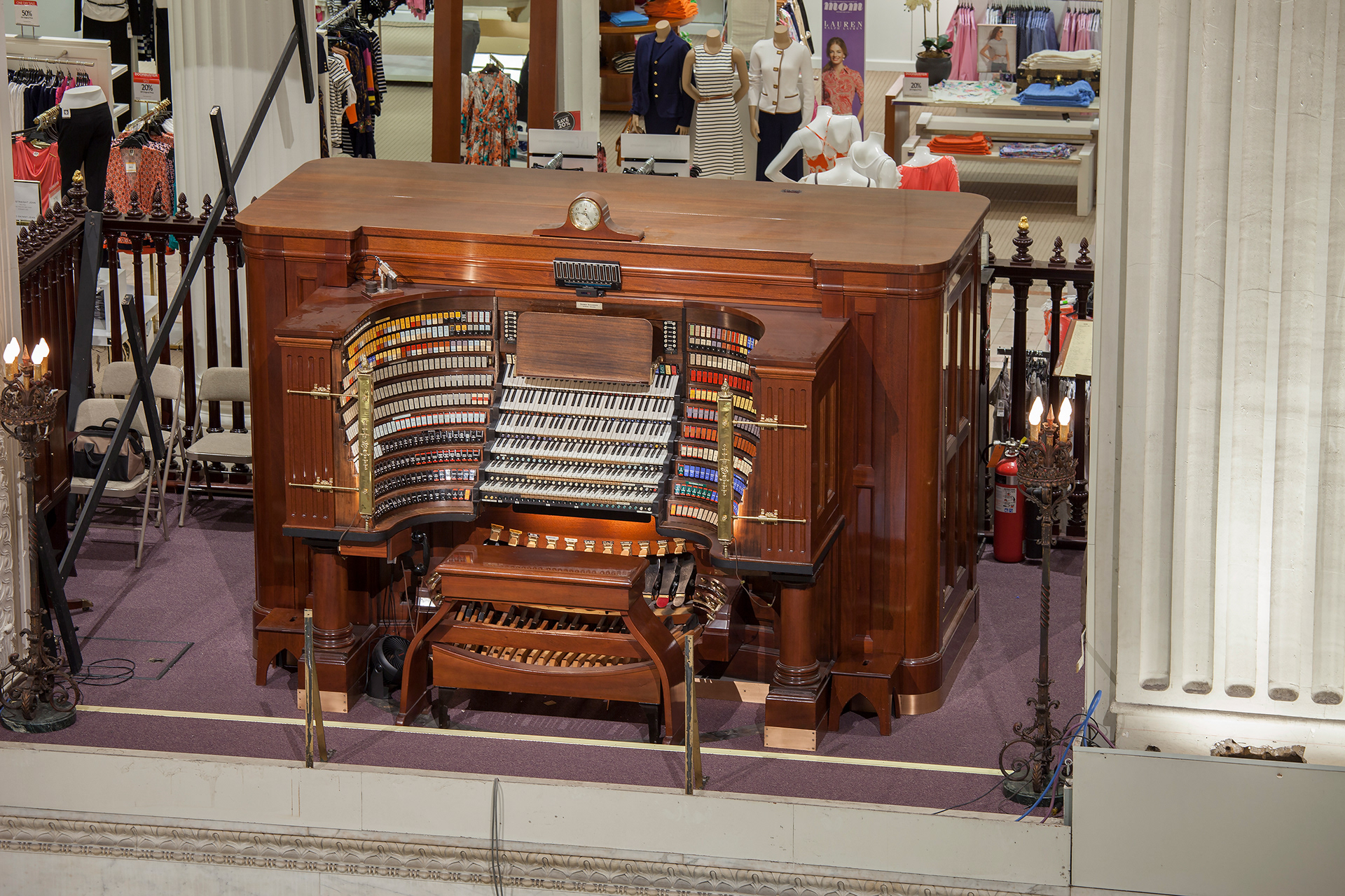 wanamaker organ tours