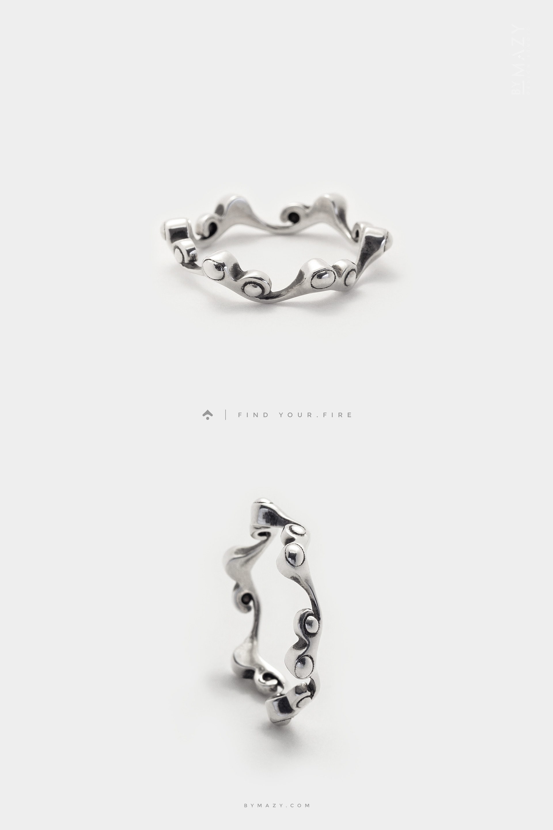 organic shape, dainty ring, minimalist ring, original jewellery, twig rin, stacking rings