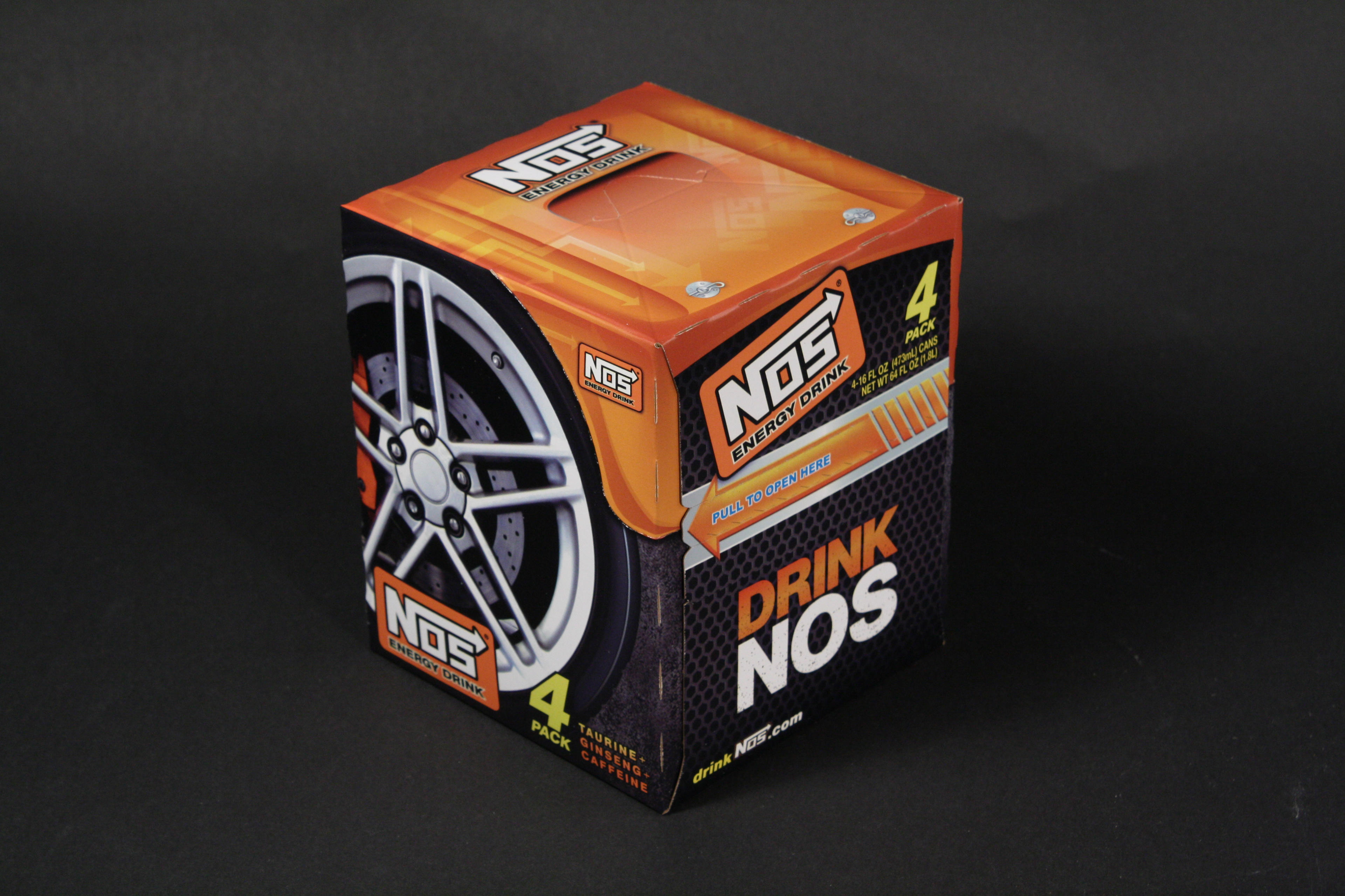 NOS Energy Drink Carton