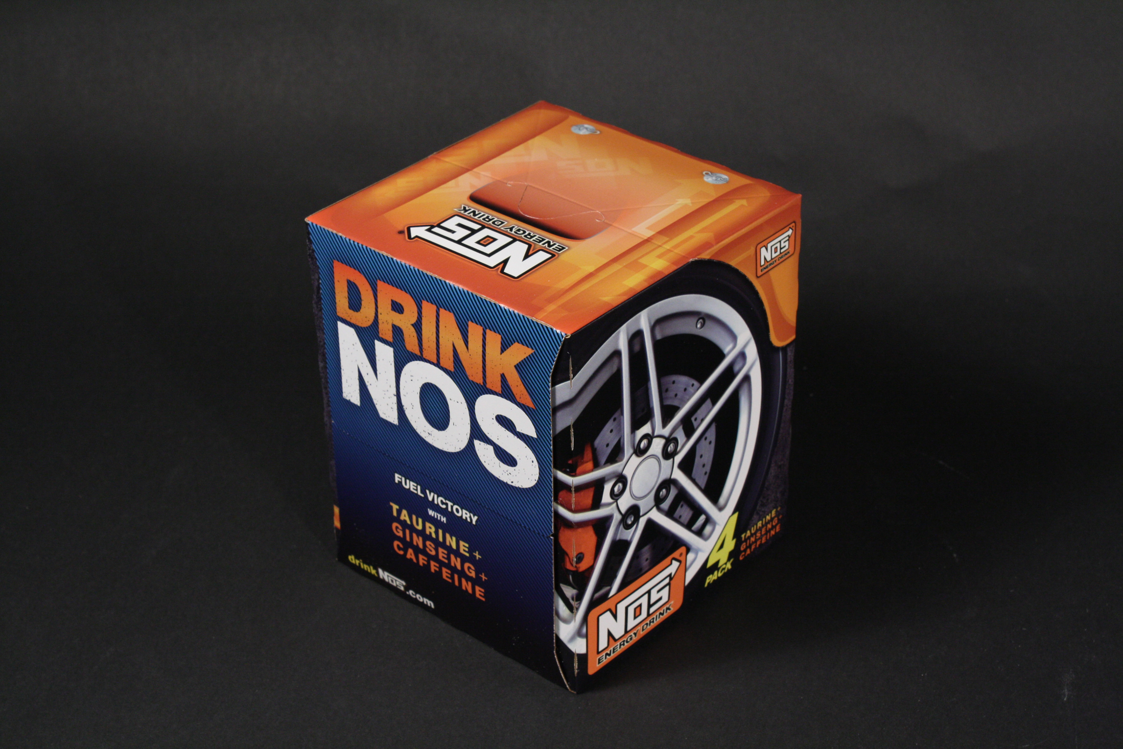 NOS Energy Drink Carton