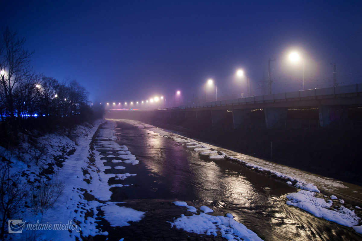 misty night