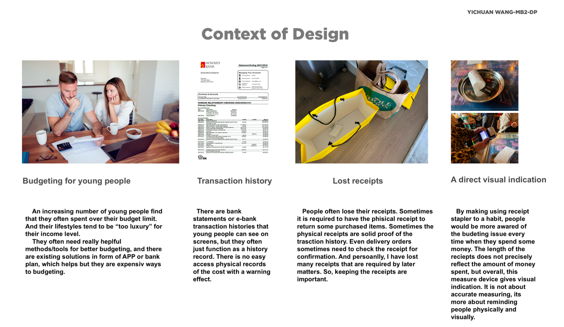 Yichuan Wang Experimental Projects