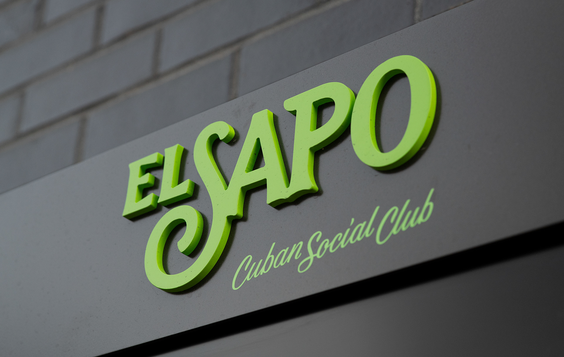 Seth Design Group :: Food & Beverage Logo & Package Design :: Washington,  DC & Beyond - El Sapo Cuban Social Club