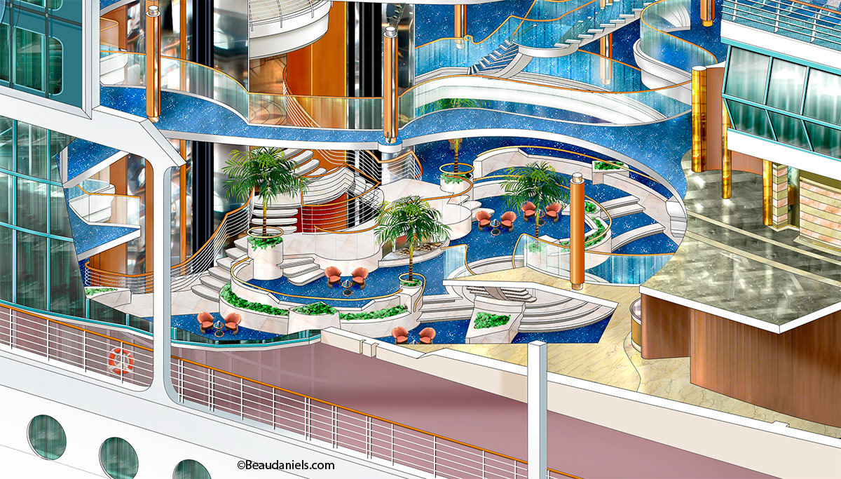 Vision of the Seas, Another lower part of the Centrum.