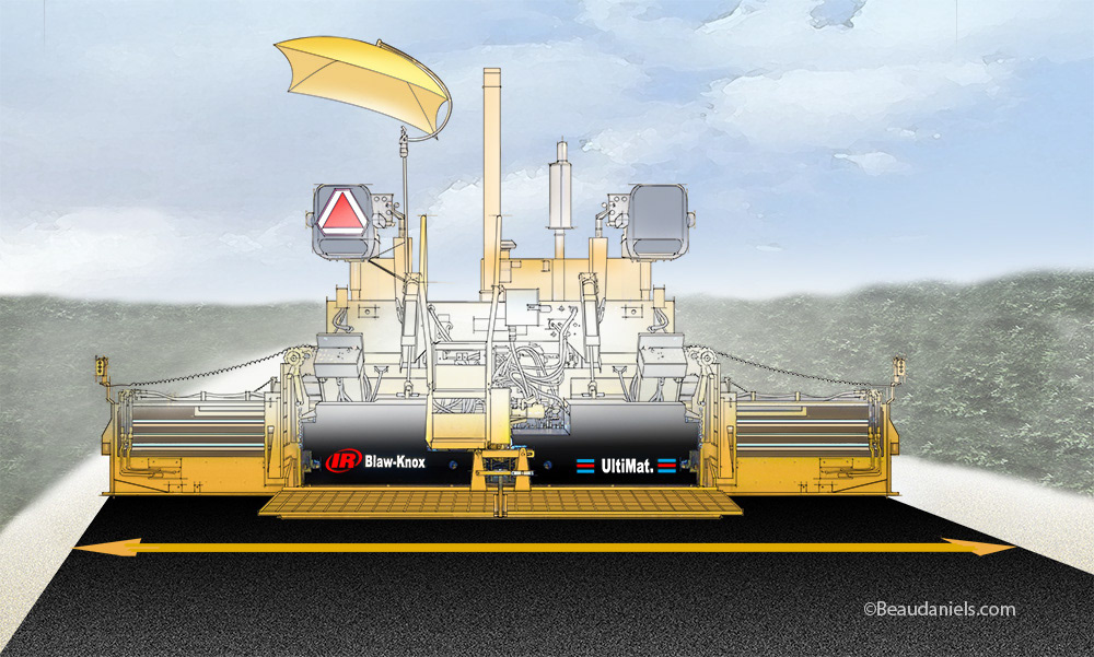 ABG Ultimat paving width