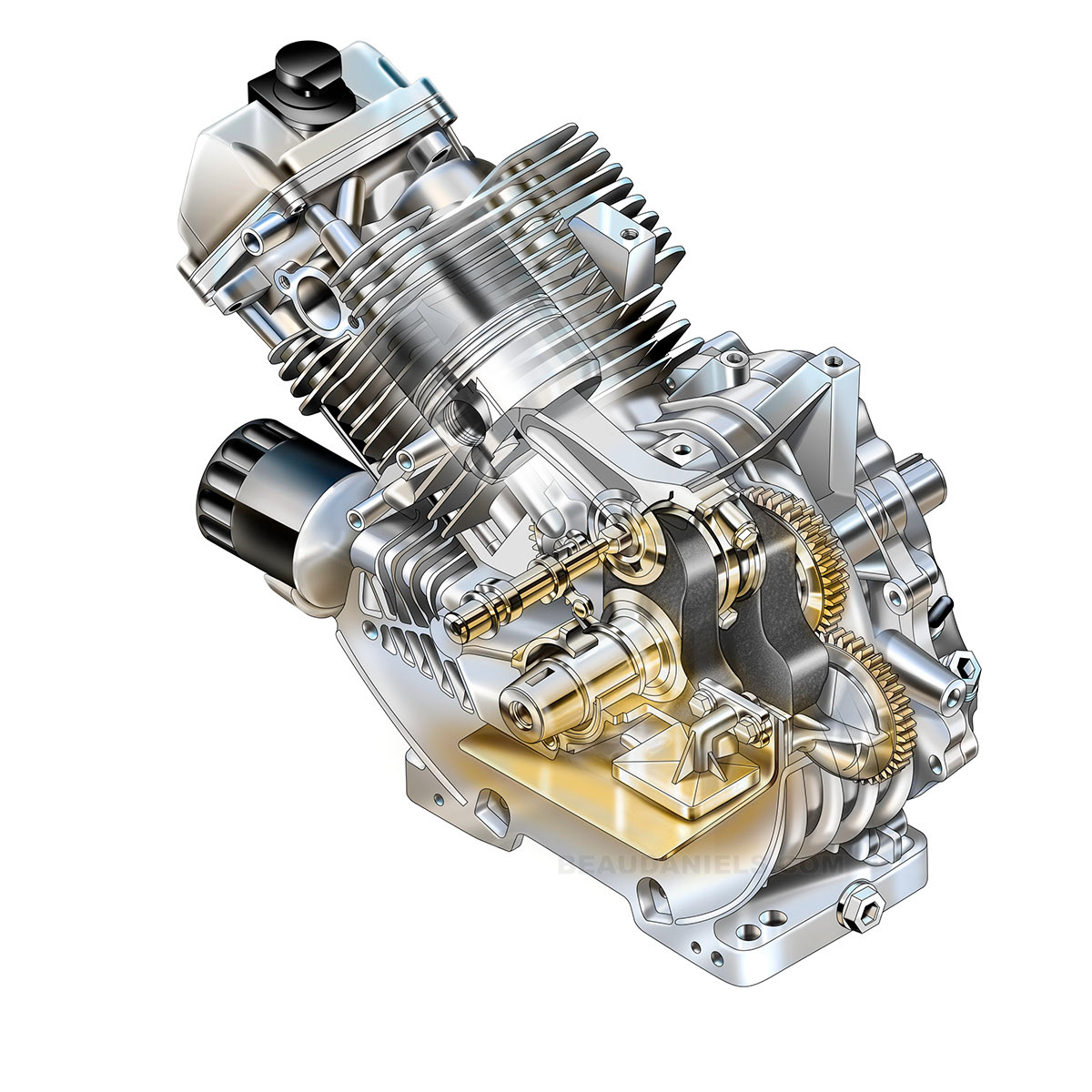 Realistic ghosted gneric engine.