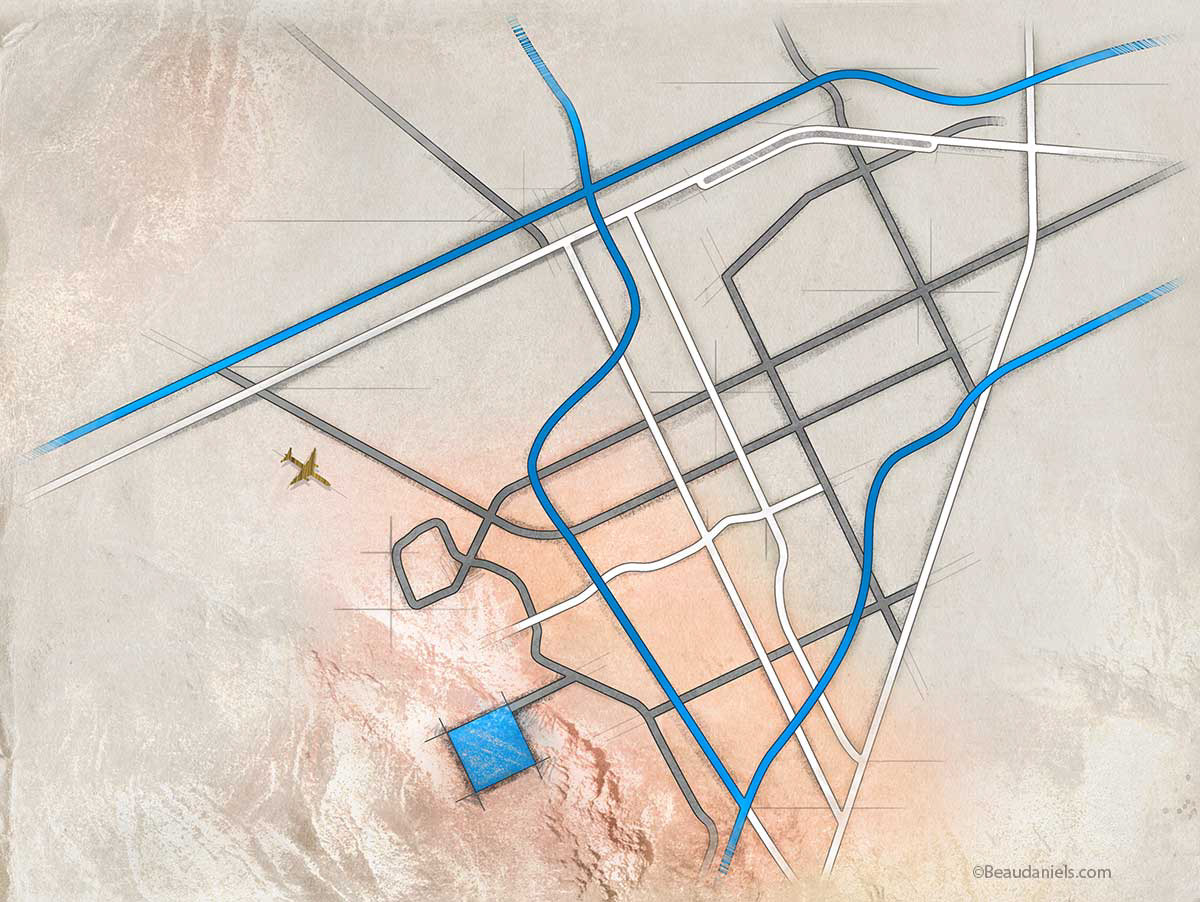 Simple direction map minus type.