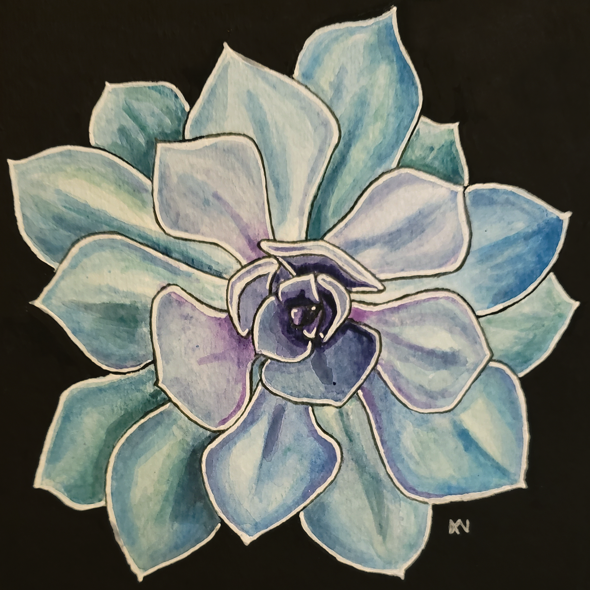 Watercolor, Ink, 2021