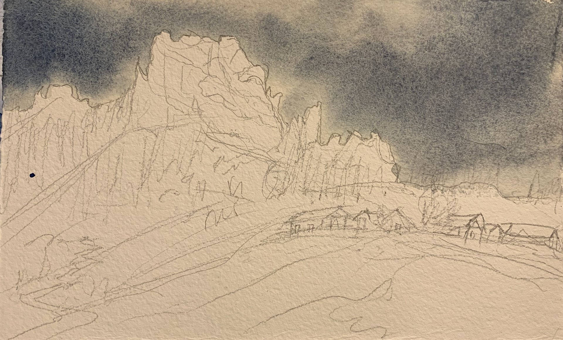 Add sky washes.