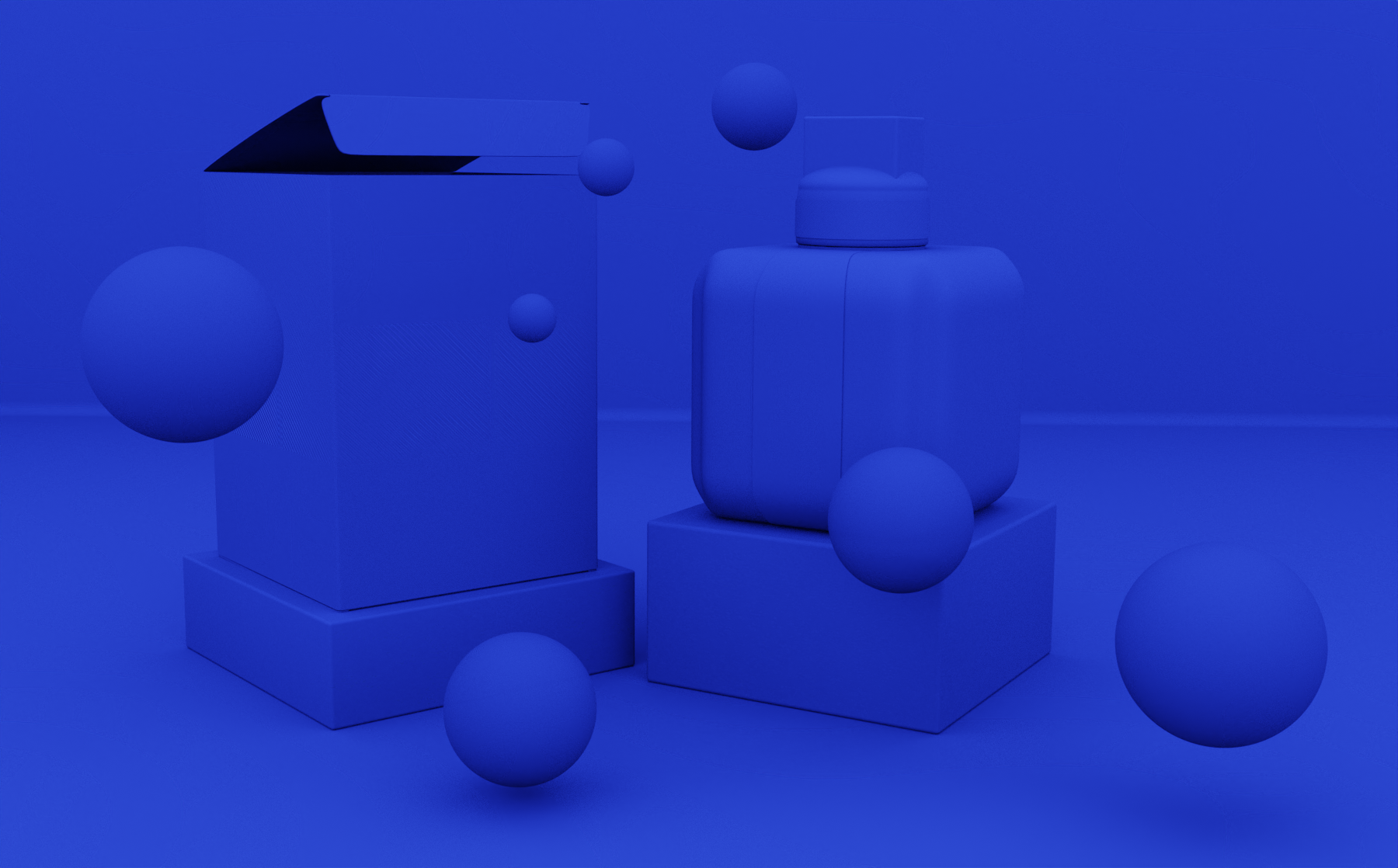 Render and modeling with color