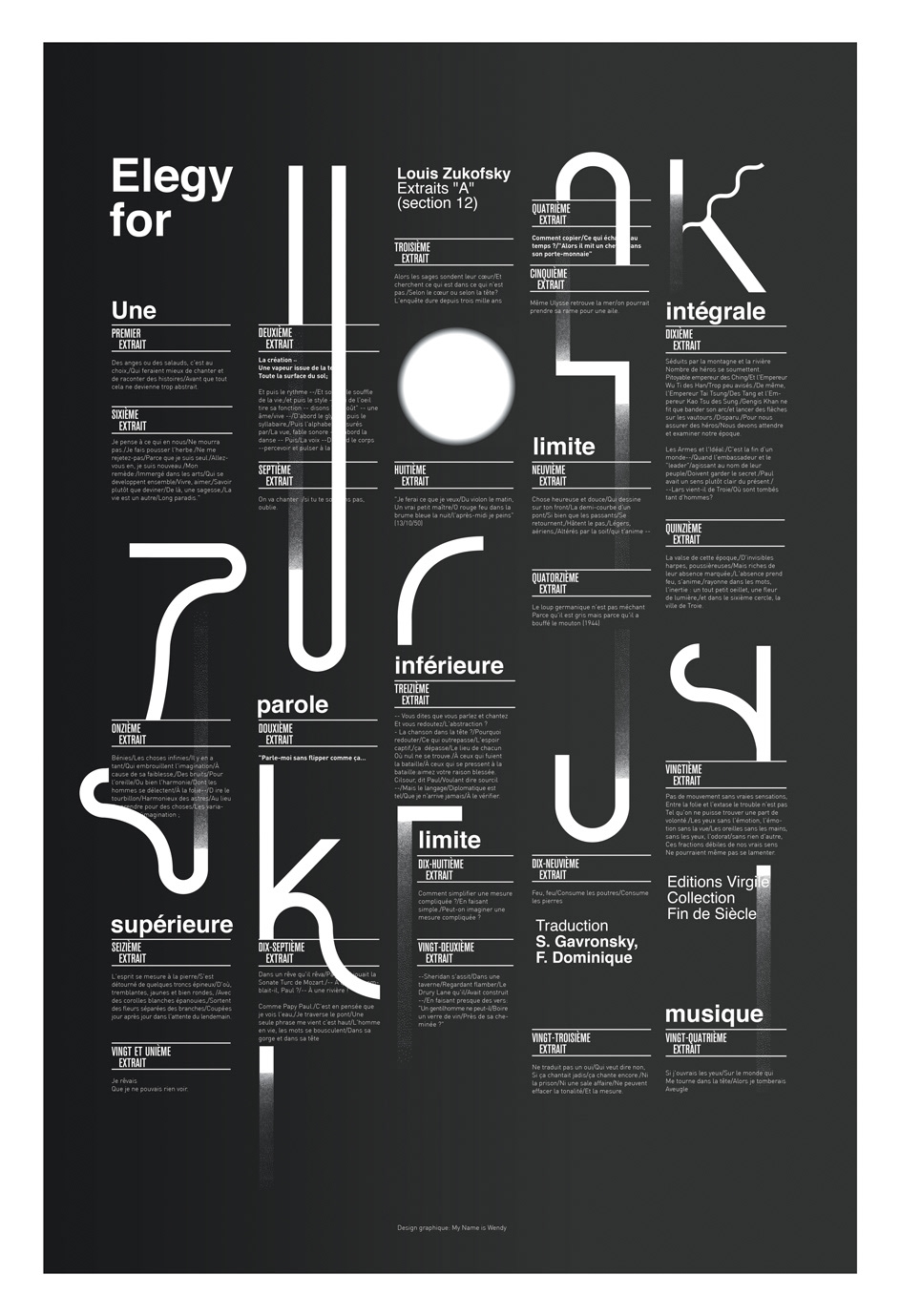 Poster created for Ficciones typografika by Erik Brandt