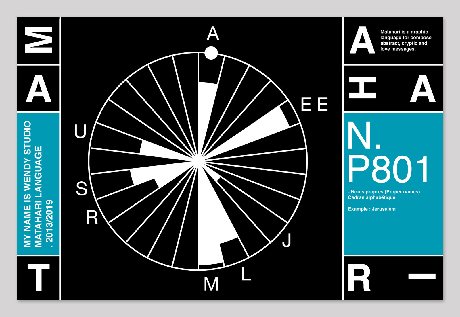 Signs, symbols and pictograms for artistic project