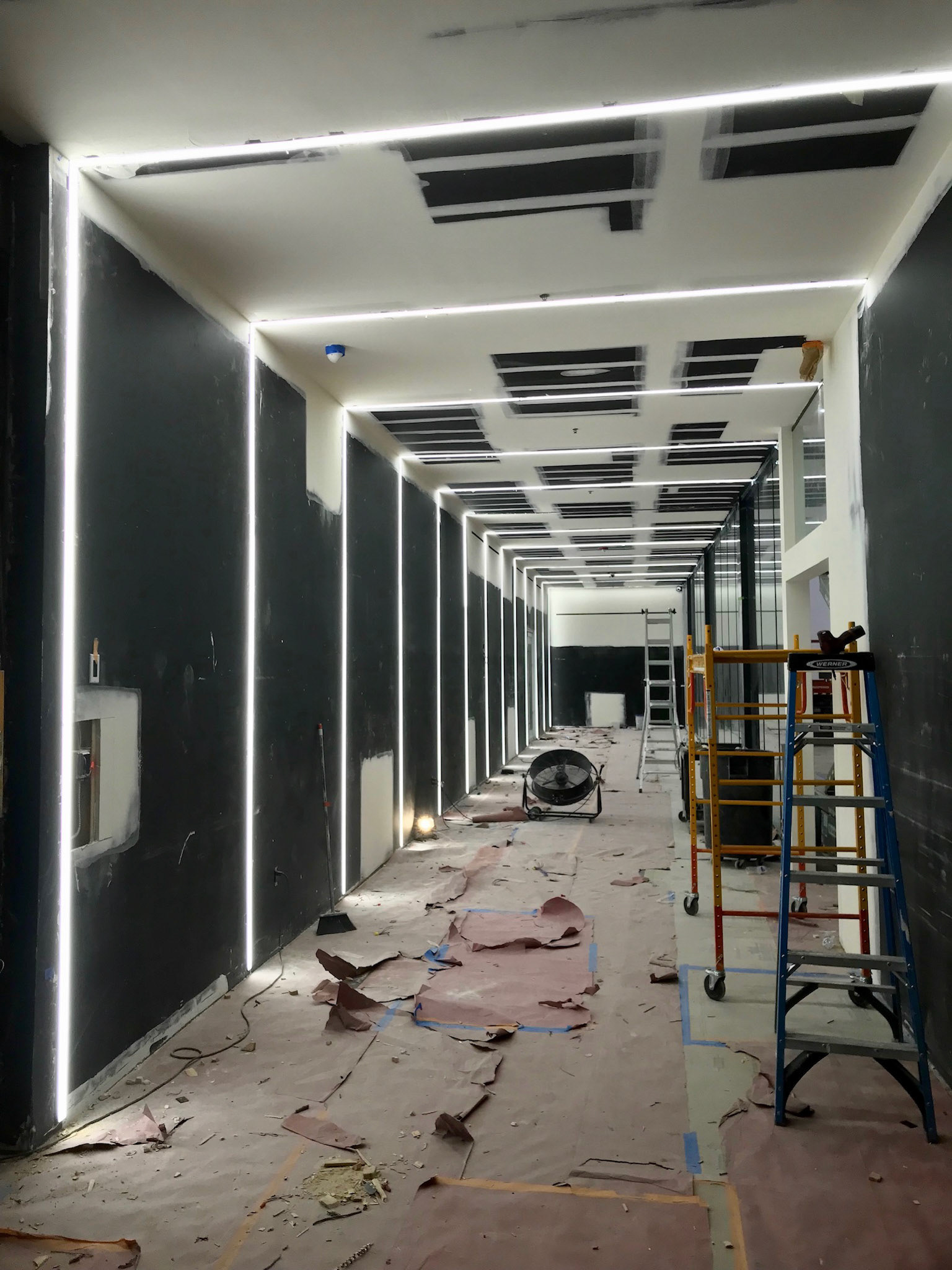 corridor lighting
