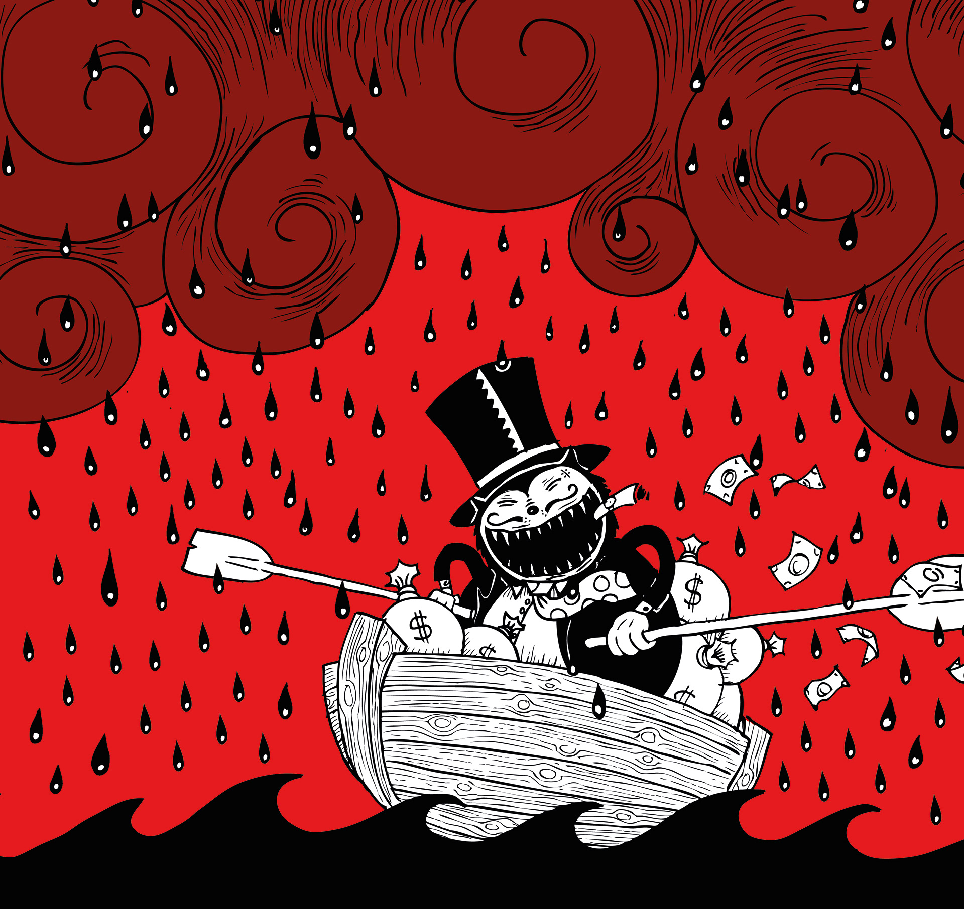 Pencil on paper & Photoshop