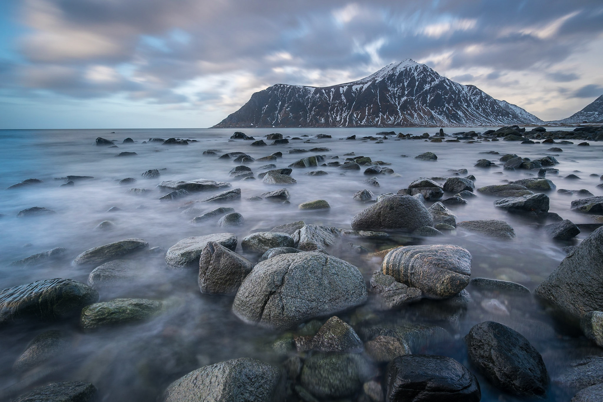 Skagsanden beach and Hustinden #2