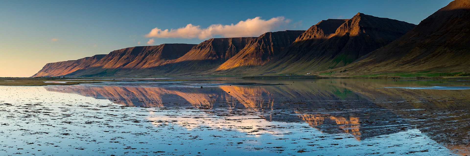 Önundarfjörður, Westfjords, panorama
