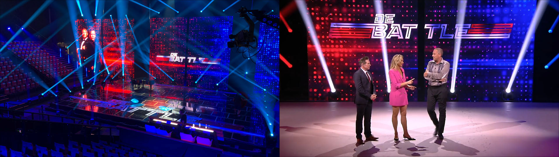 De Battle TV Show - Presentation sets