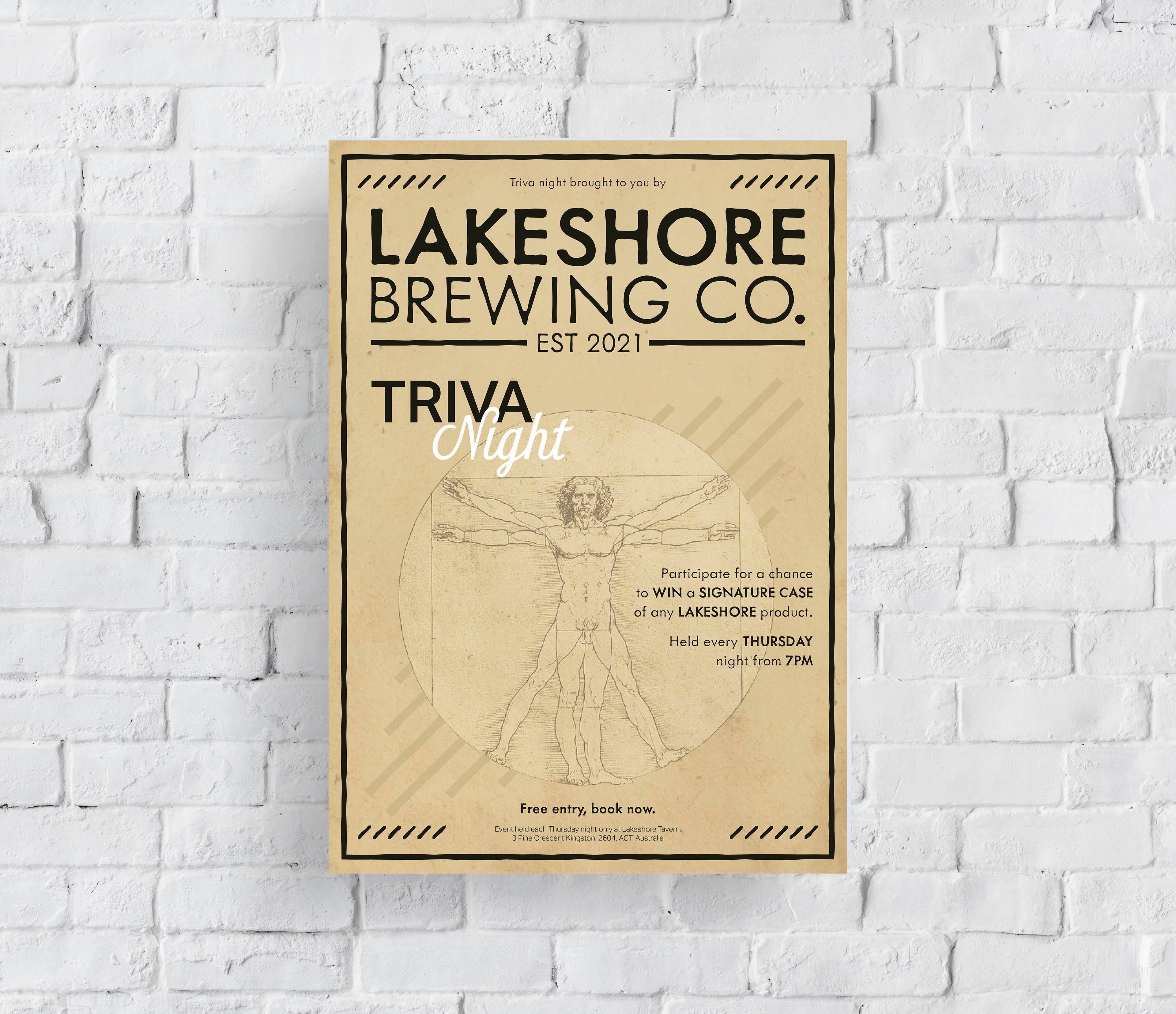 Laskshore Trivia Night Poster