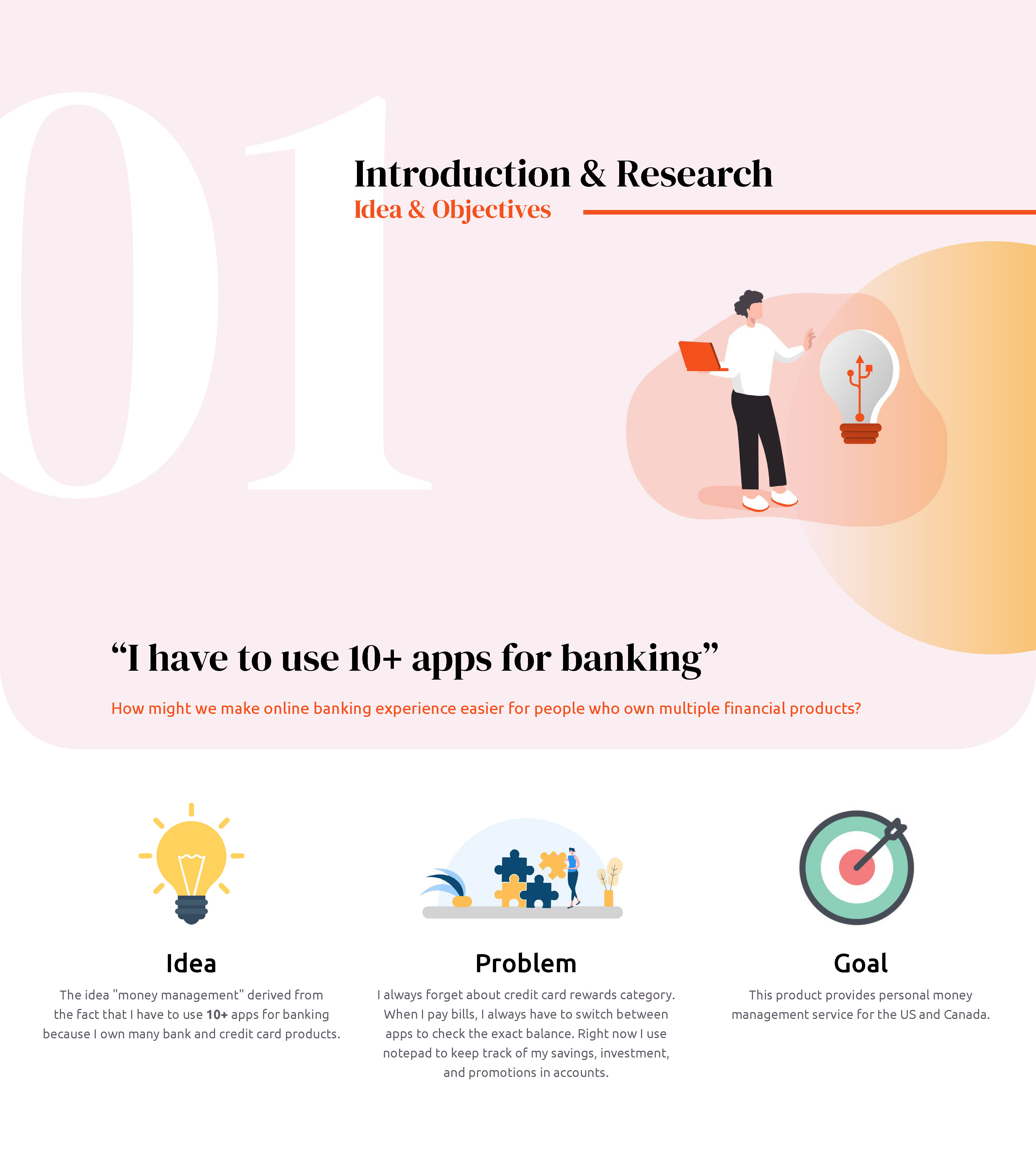 UX design step 1: idea & objectives