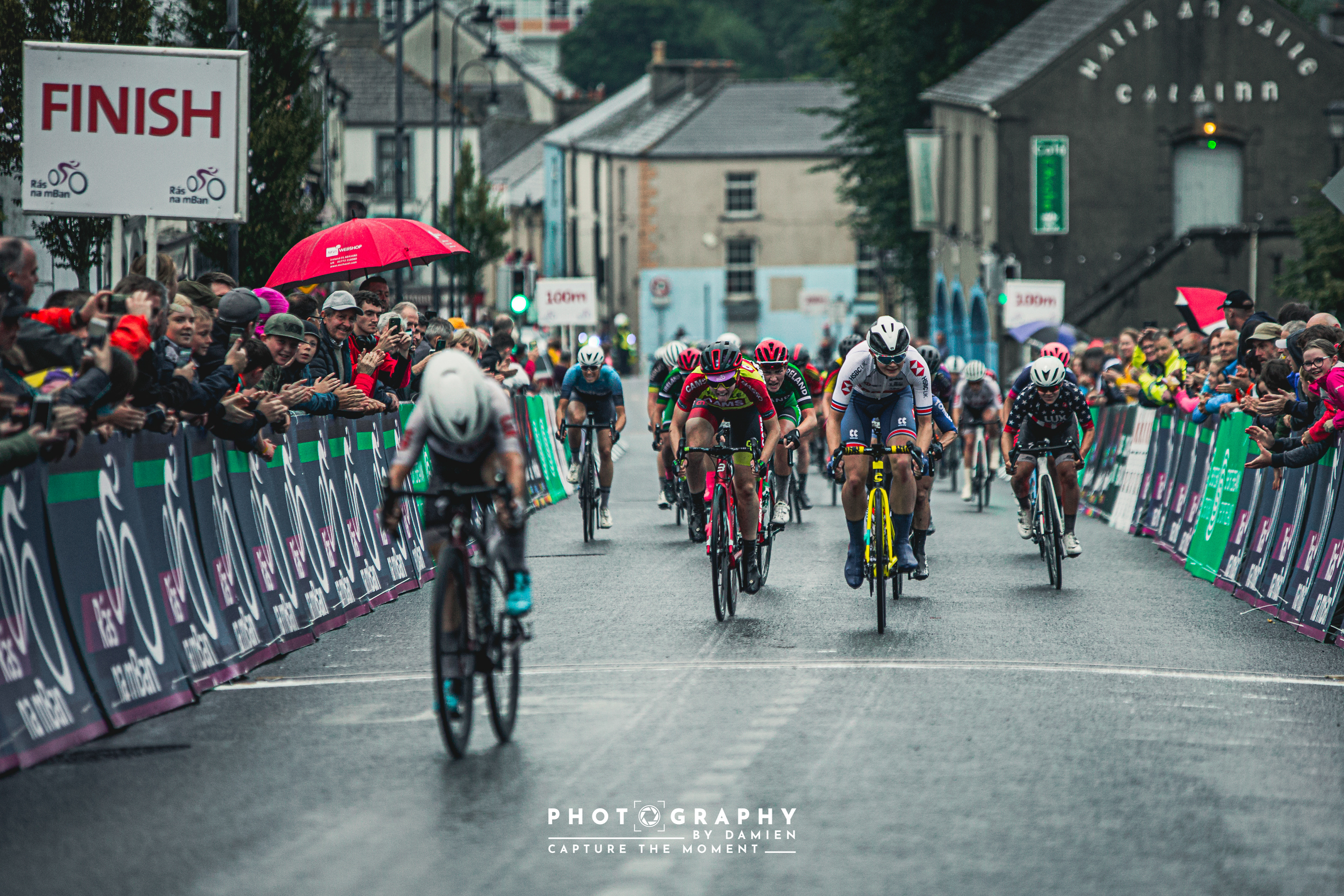 Battle for second place. Ras na mBan 2021, Stage 1, Callan, Co. Kilkenny, Ireland