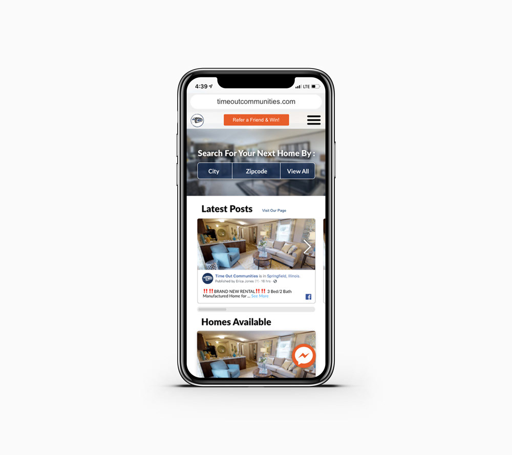 Home Page Layout