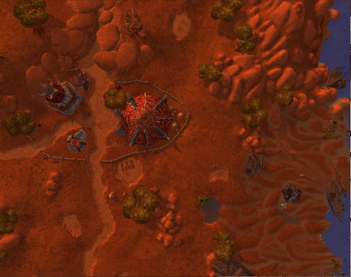 Razor Hill Satellite View Reference