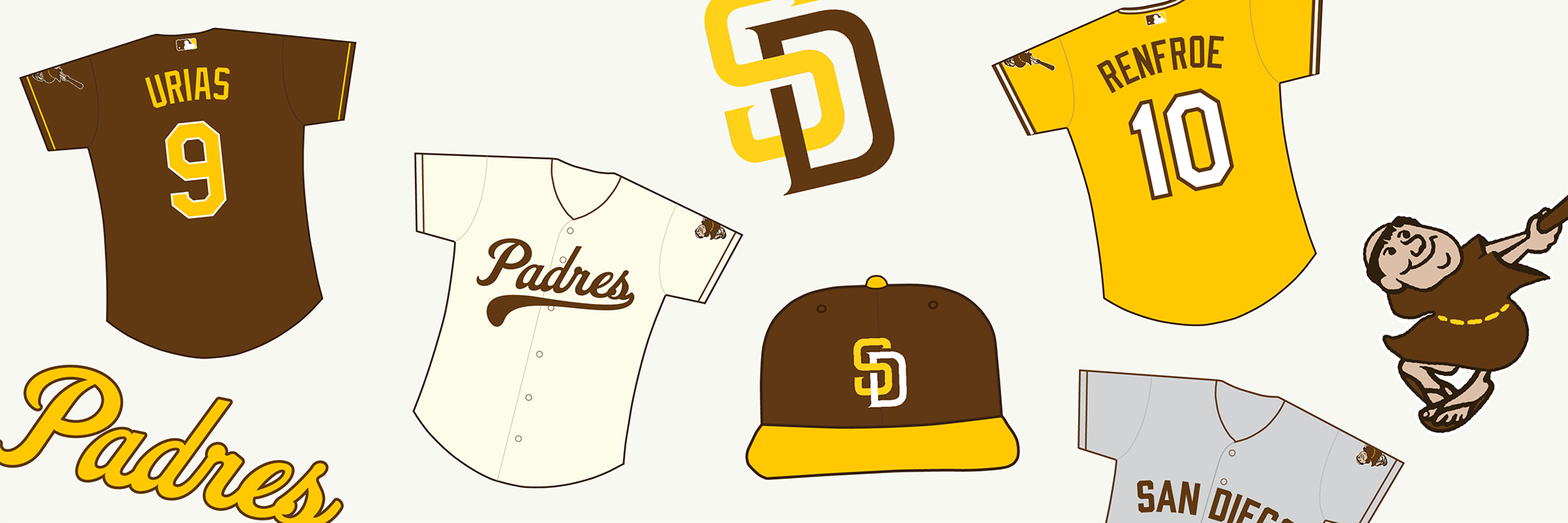 Brad Wolf Design San Diego Padres Rebrand Concept
