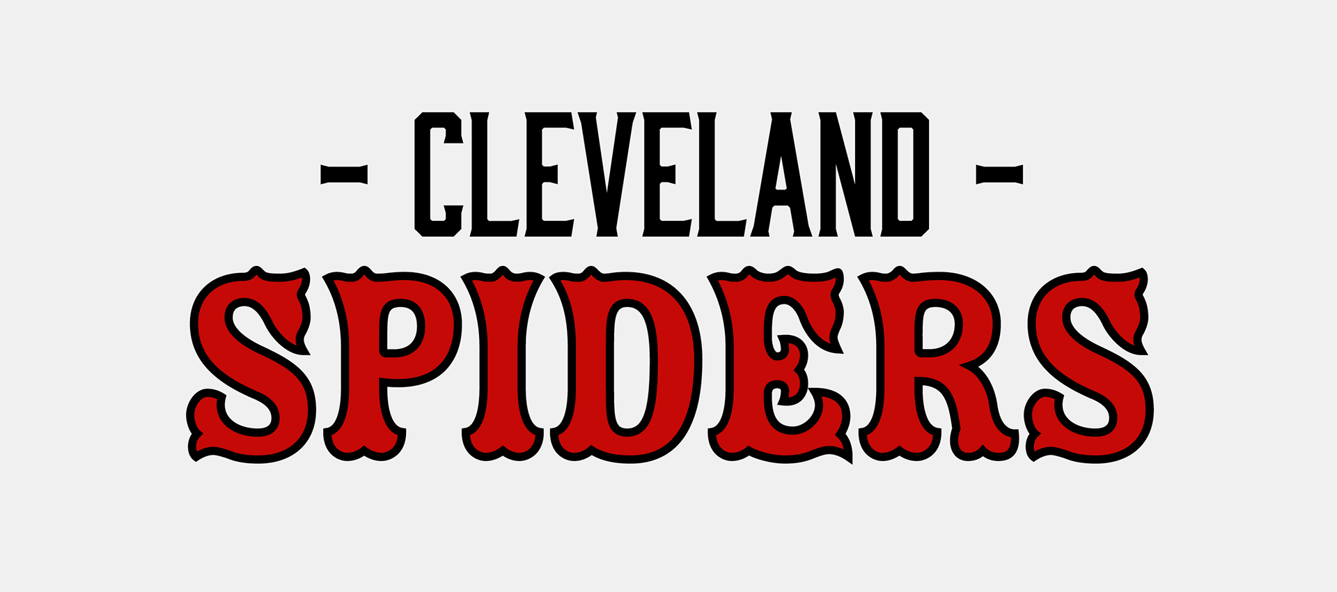 Brad Wolf Design - Cleveland Spiders Rebrand Concept