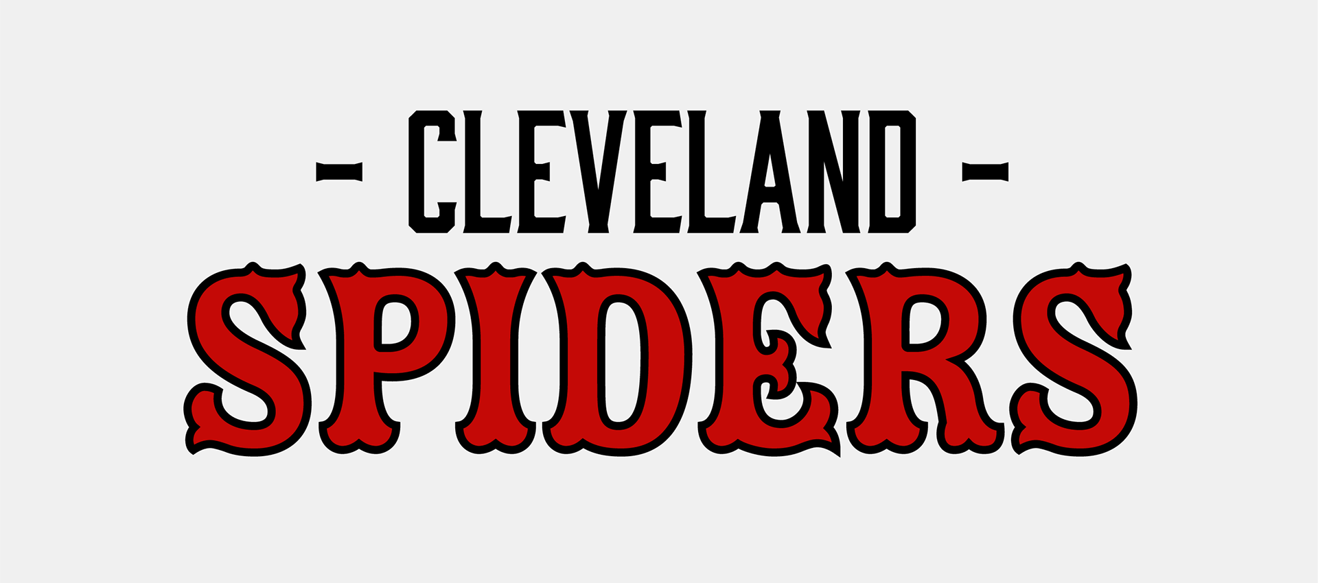 UNOFFICiAL ATHLETIC  Cleveland Spiders (Indians) Rebrand