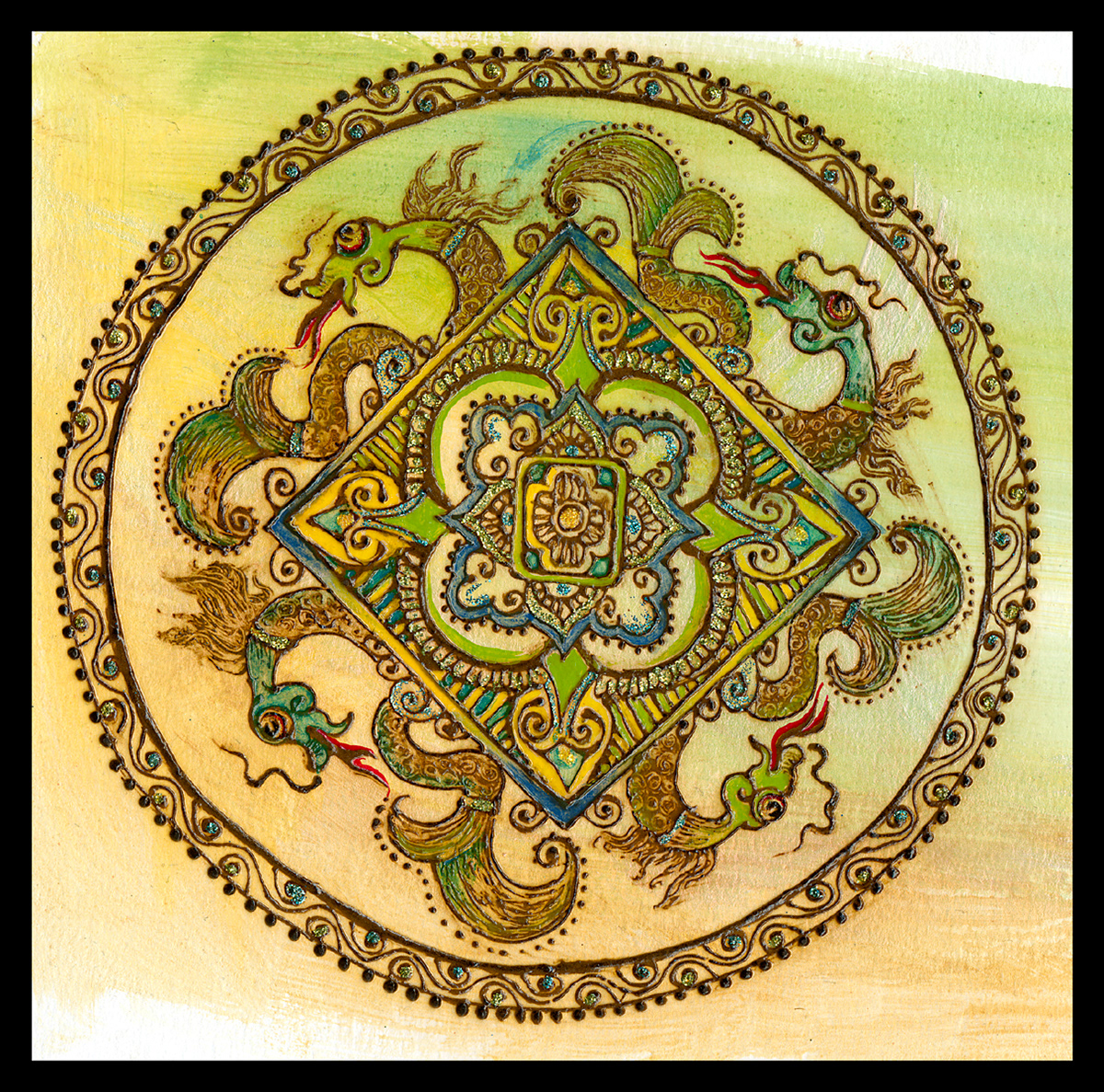 Sea Serpent Mandala