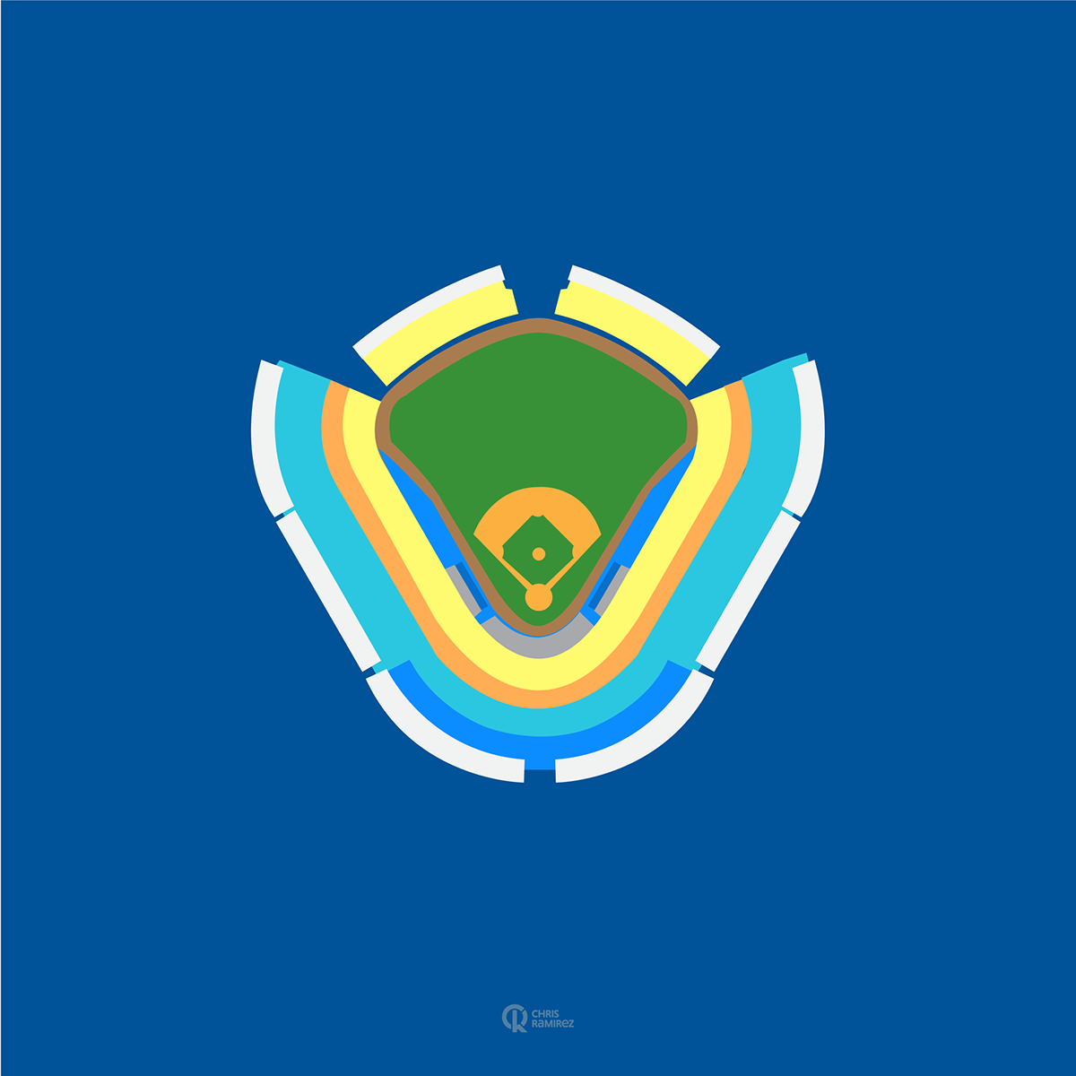 Chris Ramirez - MLB Stadiums Illustrations