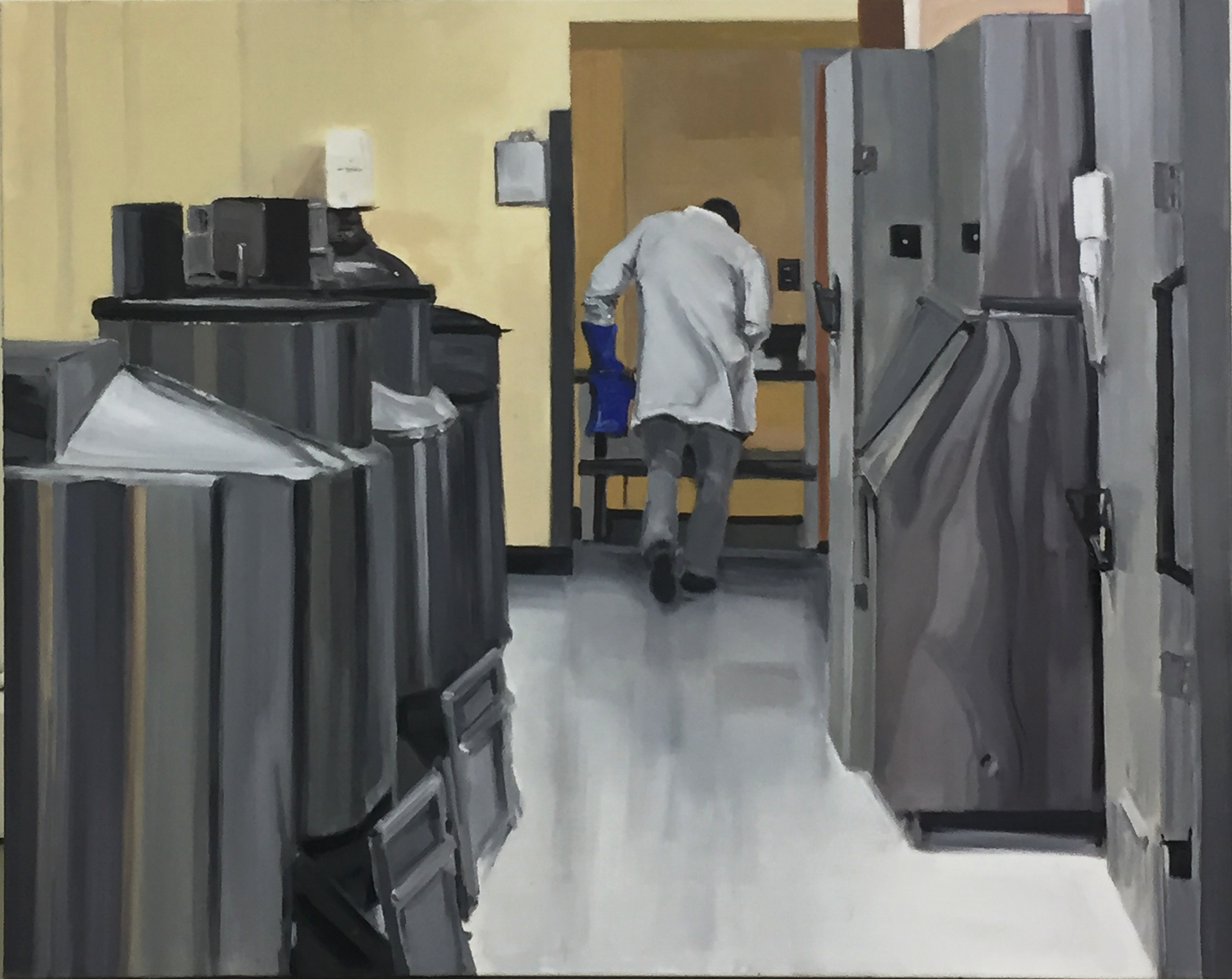 Benaroya Research Institute, 2018, Oil on Canvas