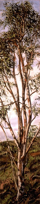 Stretch, oil on canvas, 68in x 14in, 1999