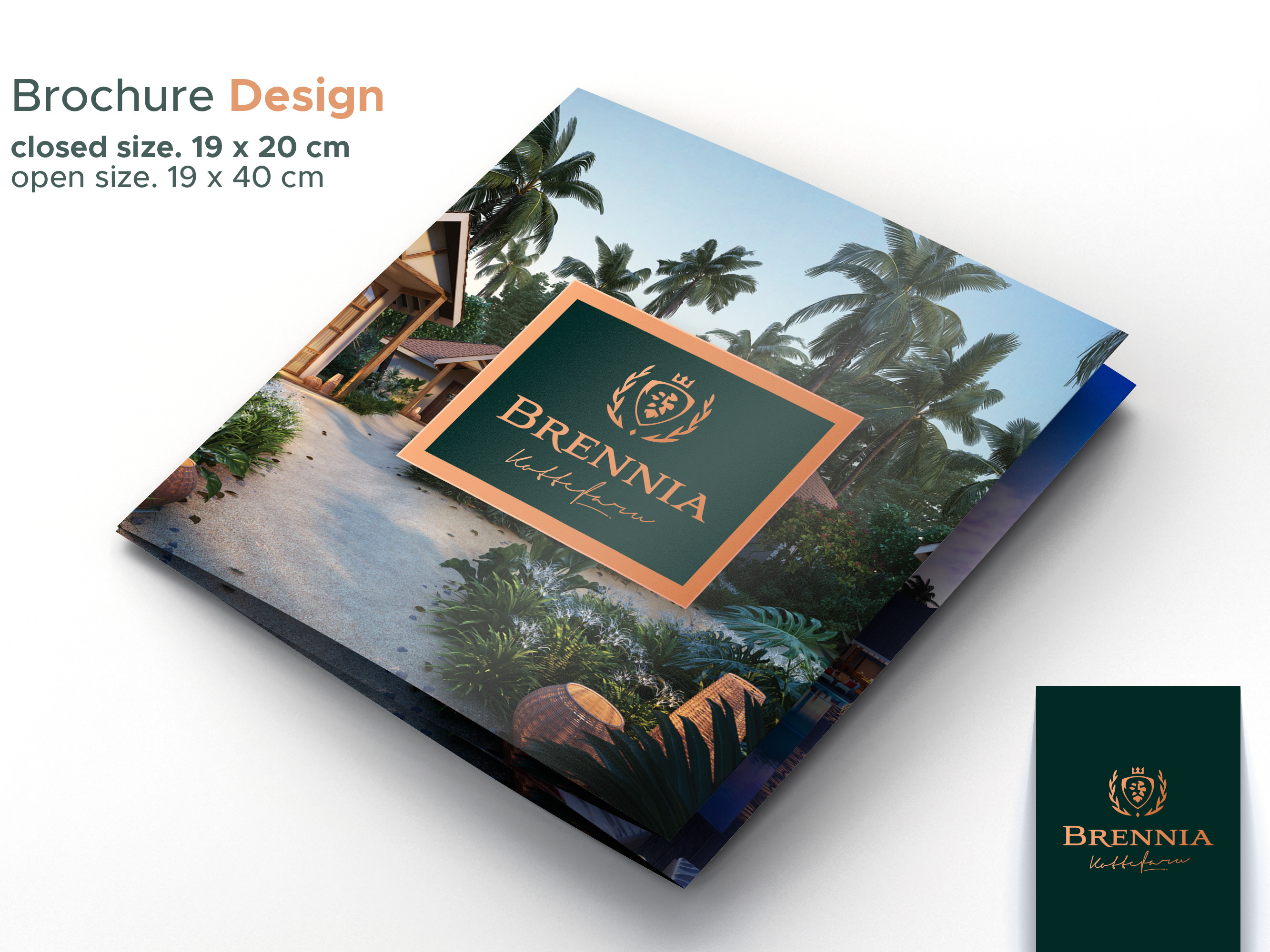 Exmation Visit Maldives Hashtag & Business Card Design