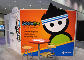 Zeevex Virtual Currency Convention Booth, Atlanta GA