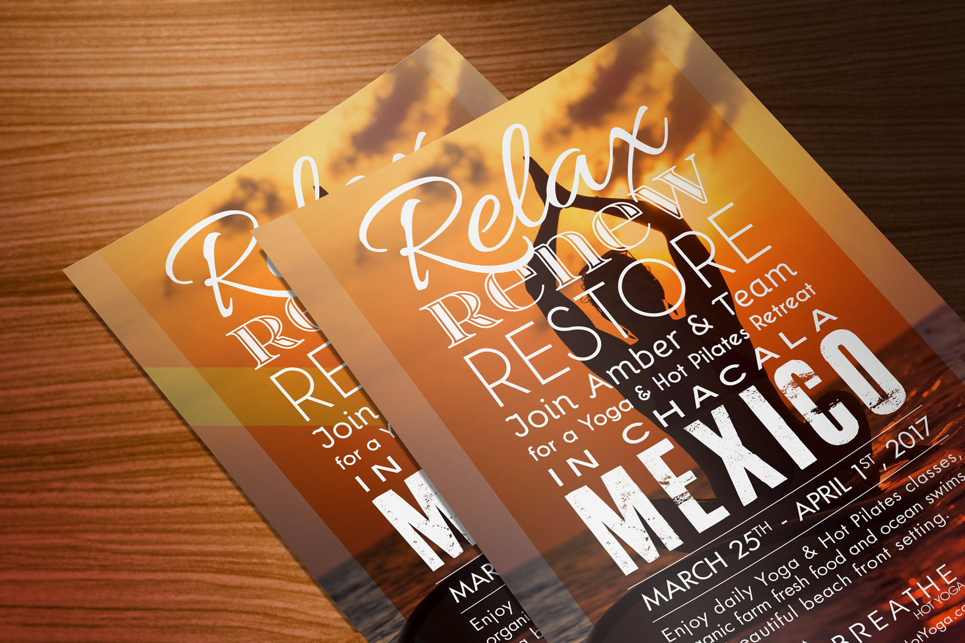 Yoga Retreat Poster, Chattanooga TN