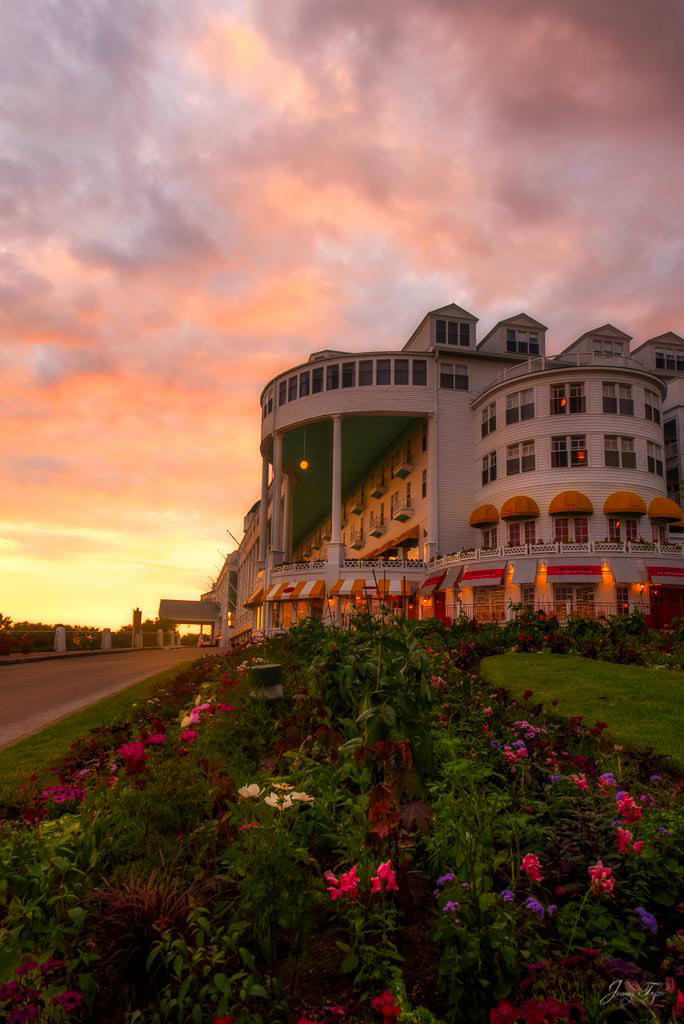The Grand Hotel, Mackinac Island - Beautiful Sunset