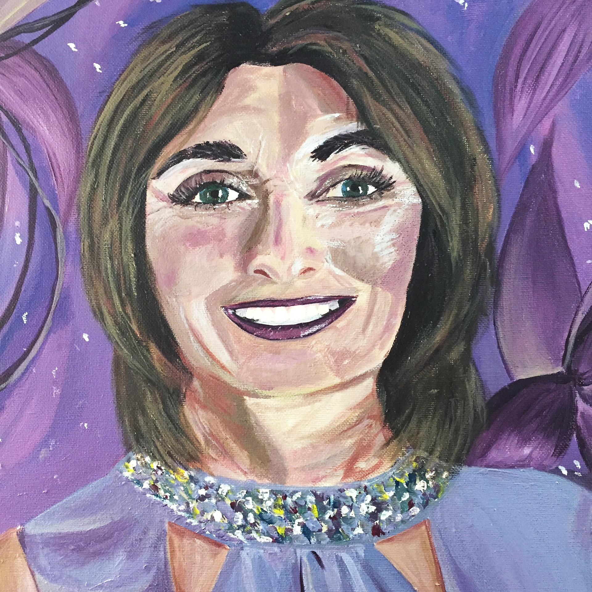 Close up of my mom. (2018)