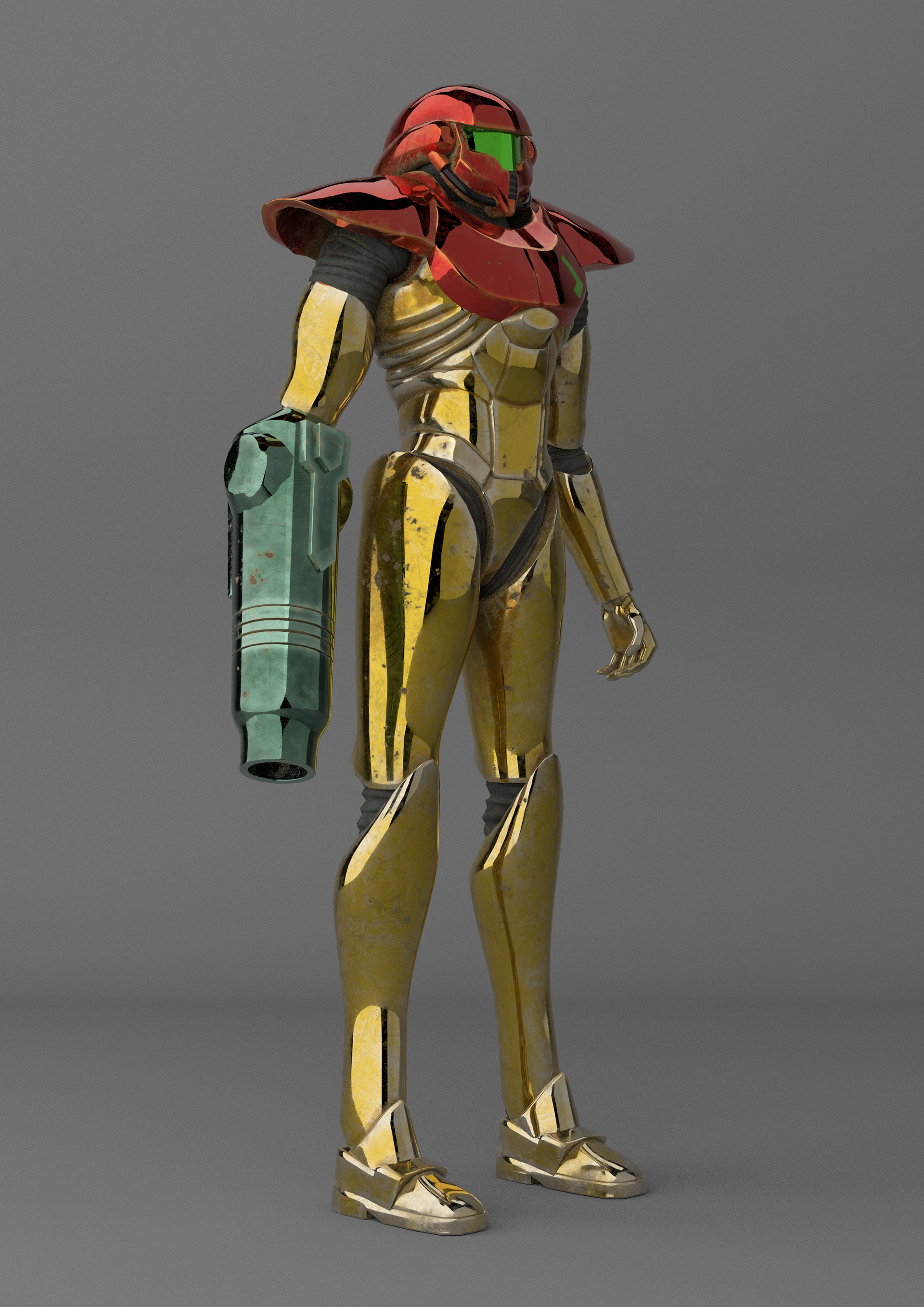 Mario L Garcia - Portfolio - Samus Aran (Model & Textures)