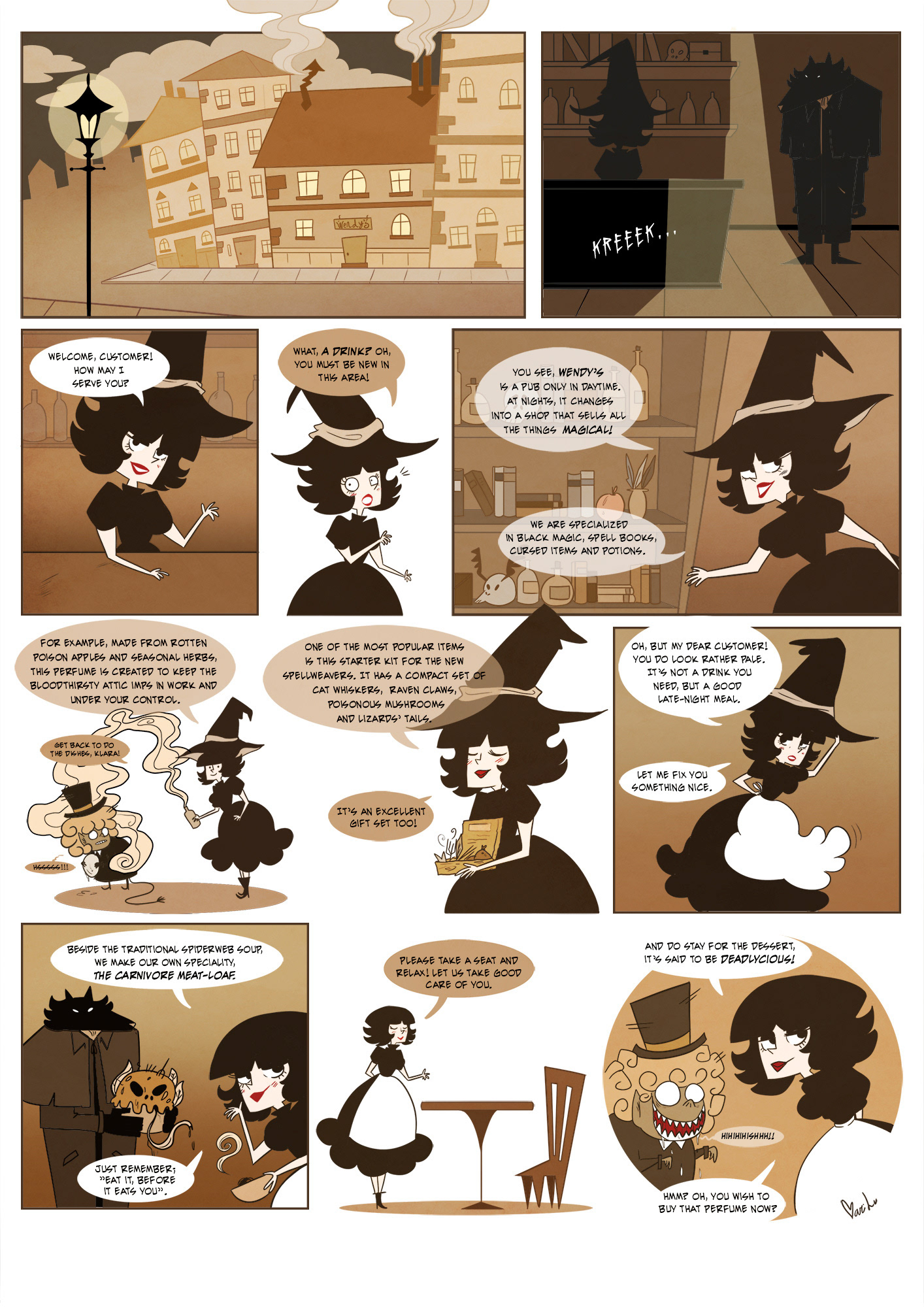 Wendy's comic 2017