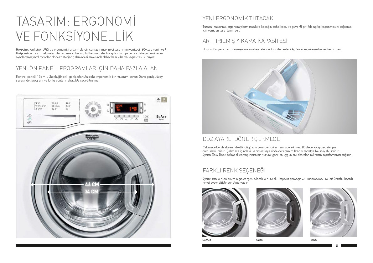 Siirt Icindeki Hotpoint Ariston A Camasir Makinasi Satil