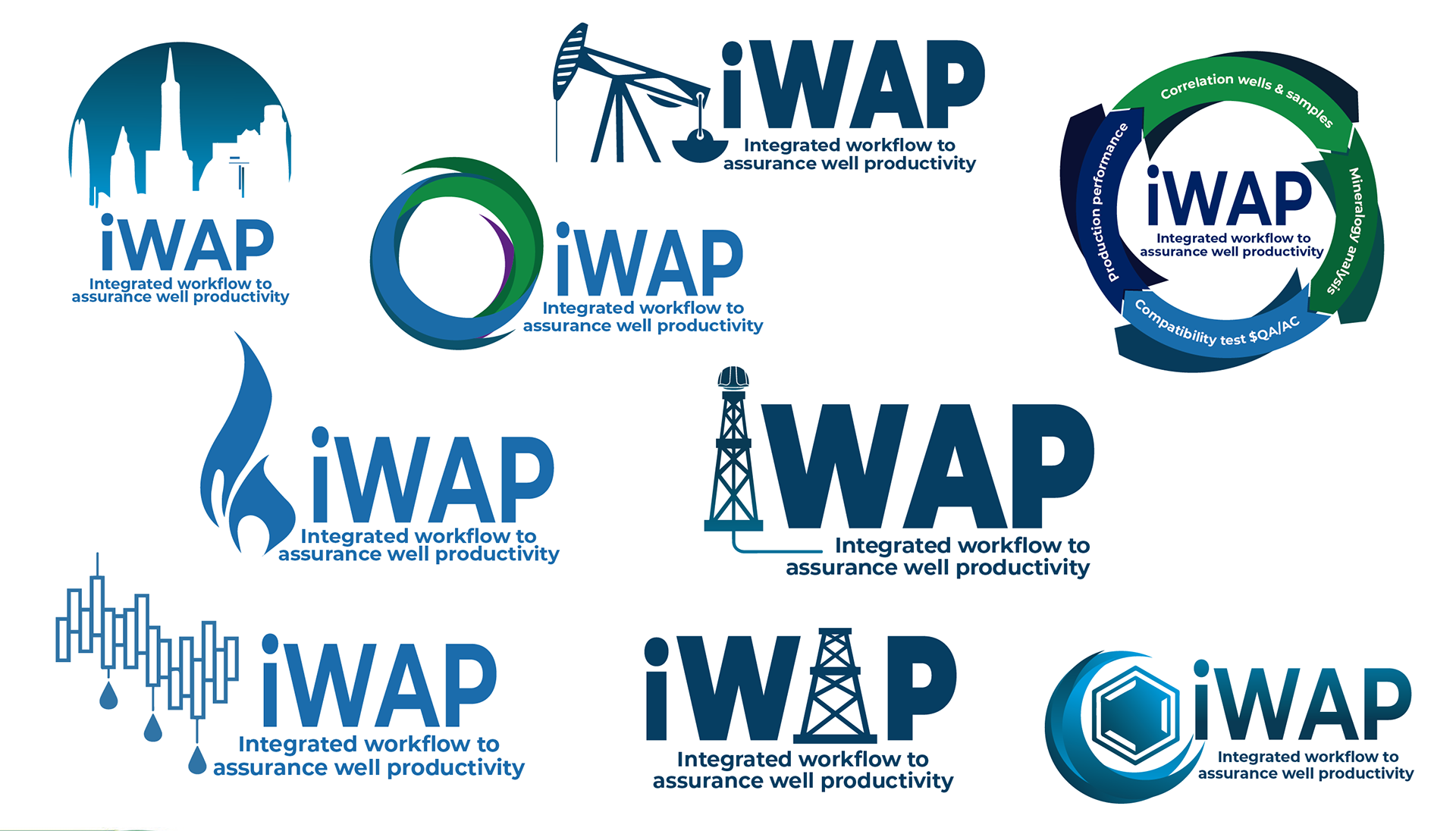 Variaciones del logo iWAP