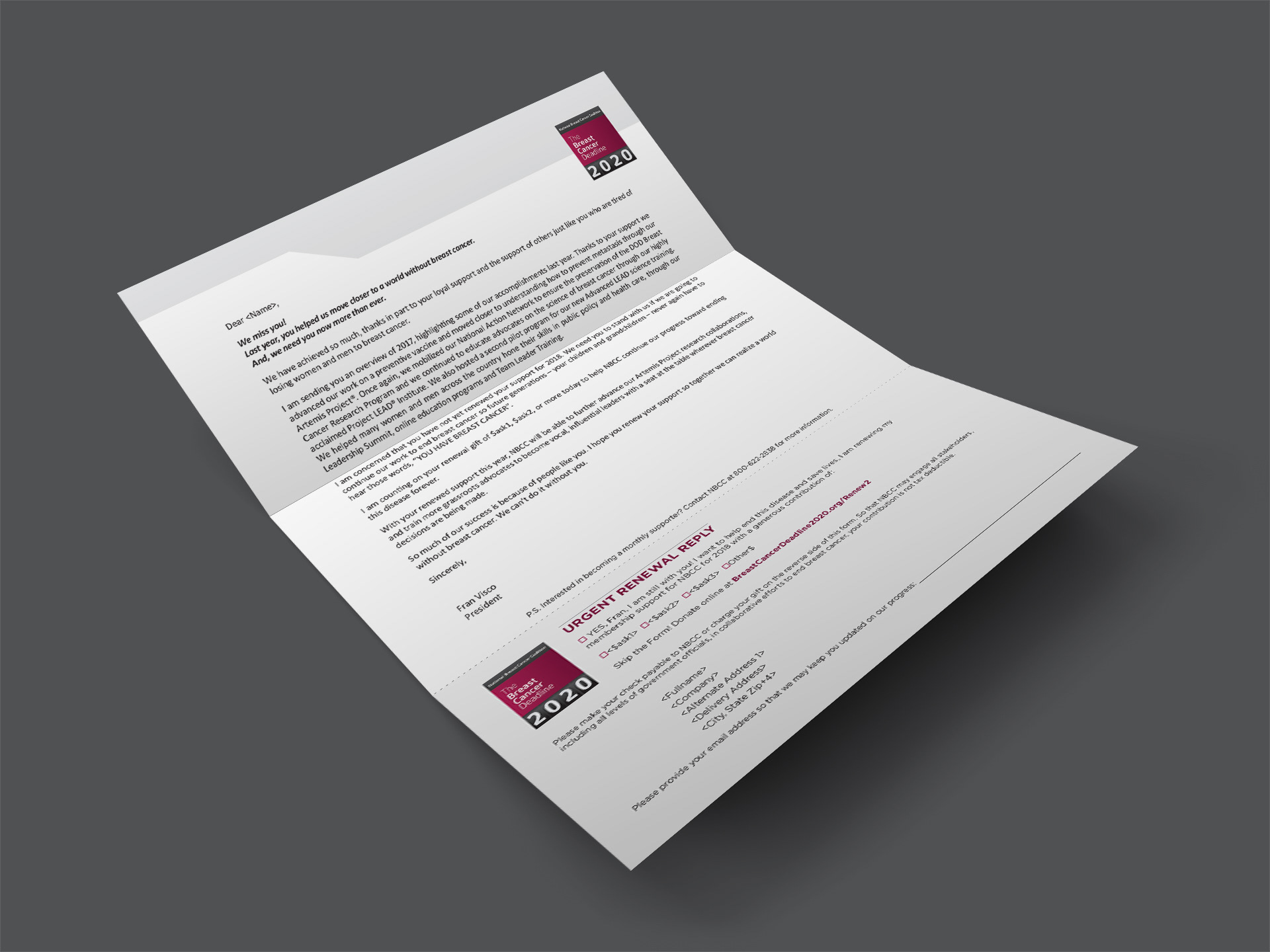 DIRECT MAIL - FRONT