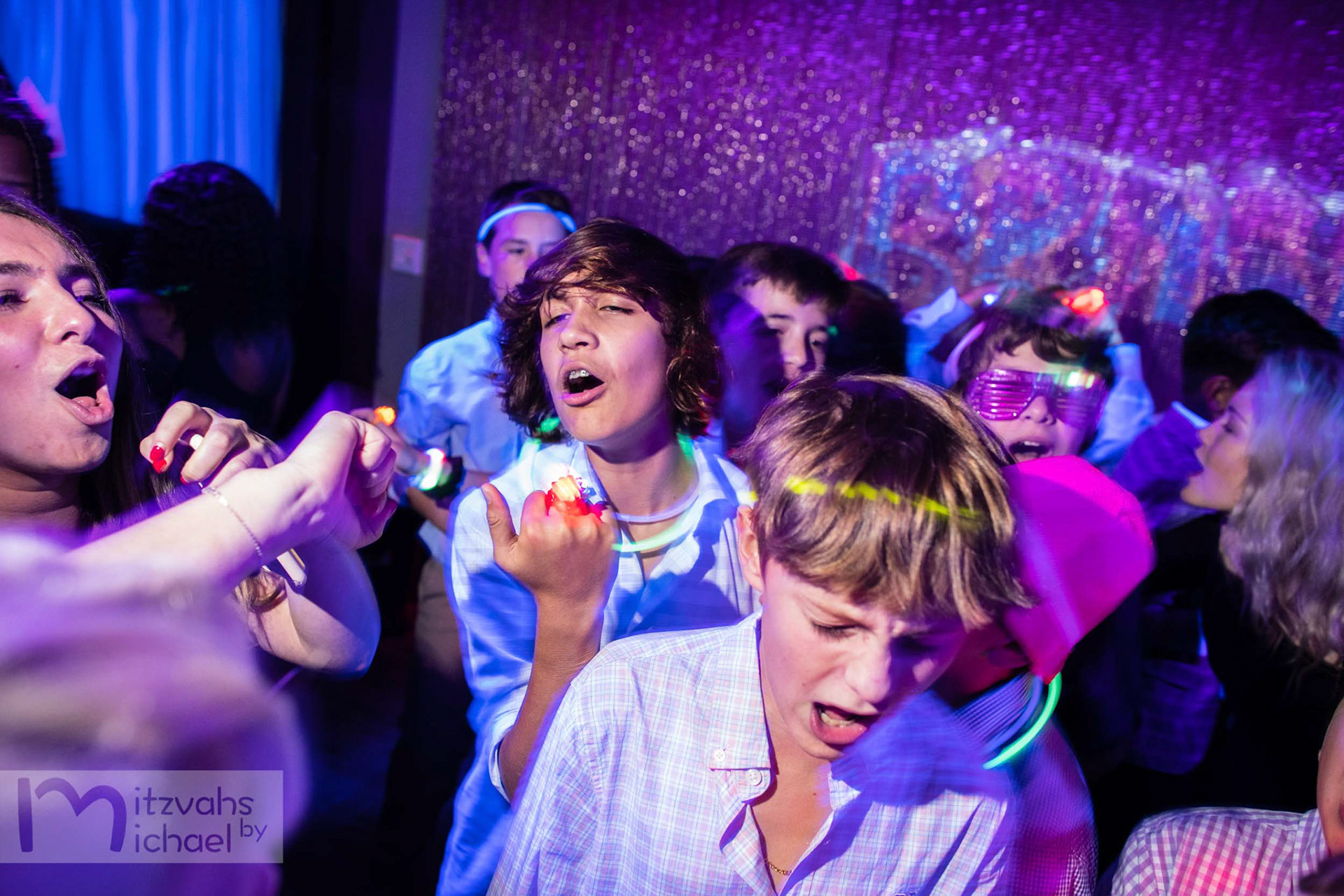Brandon’s Bar Mitzvah party at The Loft at 4935 in Bethesda, MD.